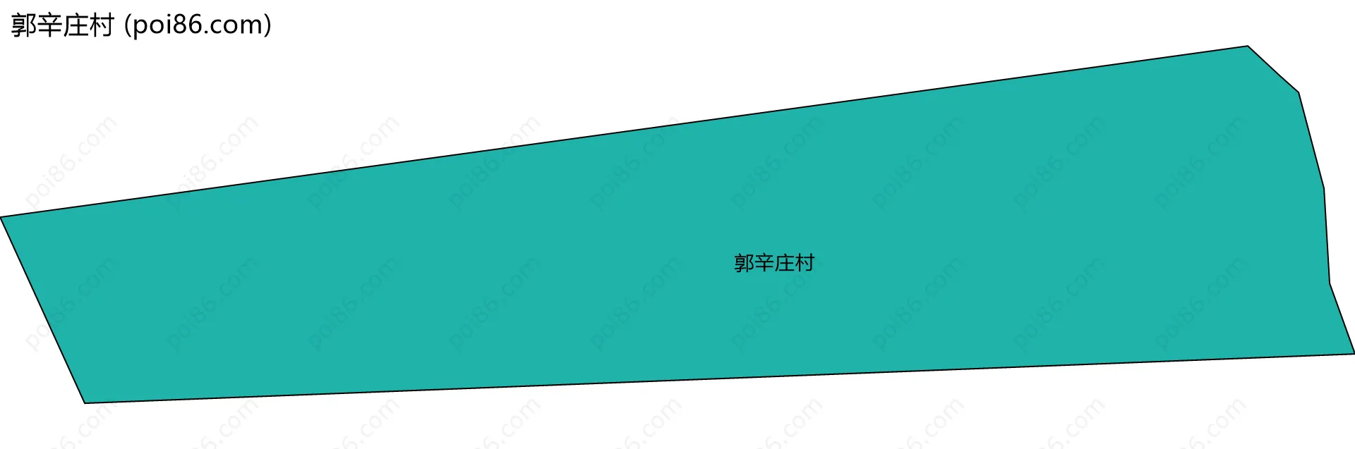 郭辛庄村边界地图