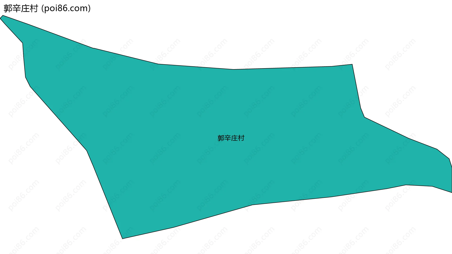 郭辛庄村边界地图