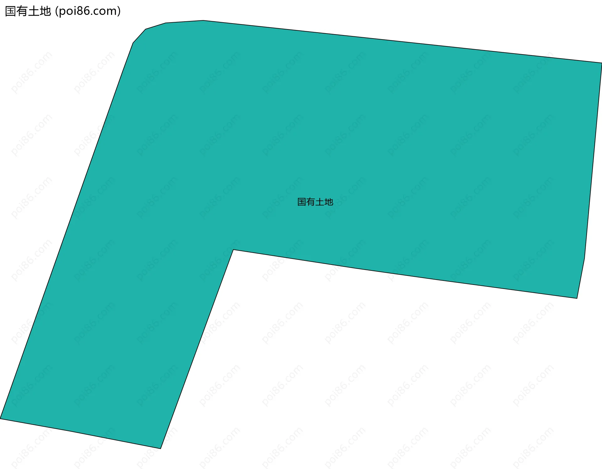 国有土地边界地图