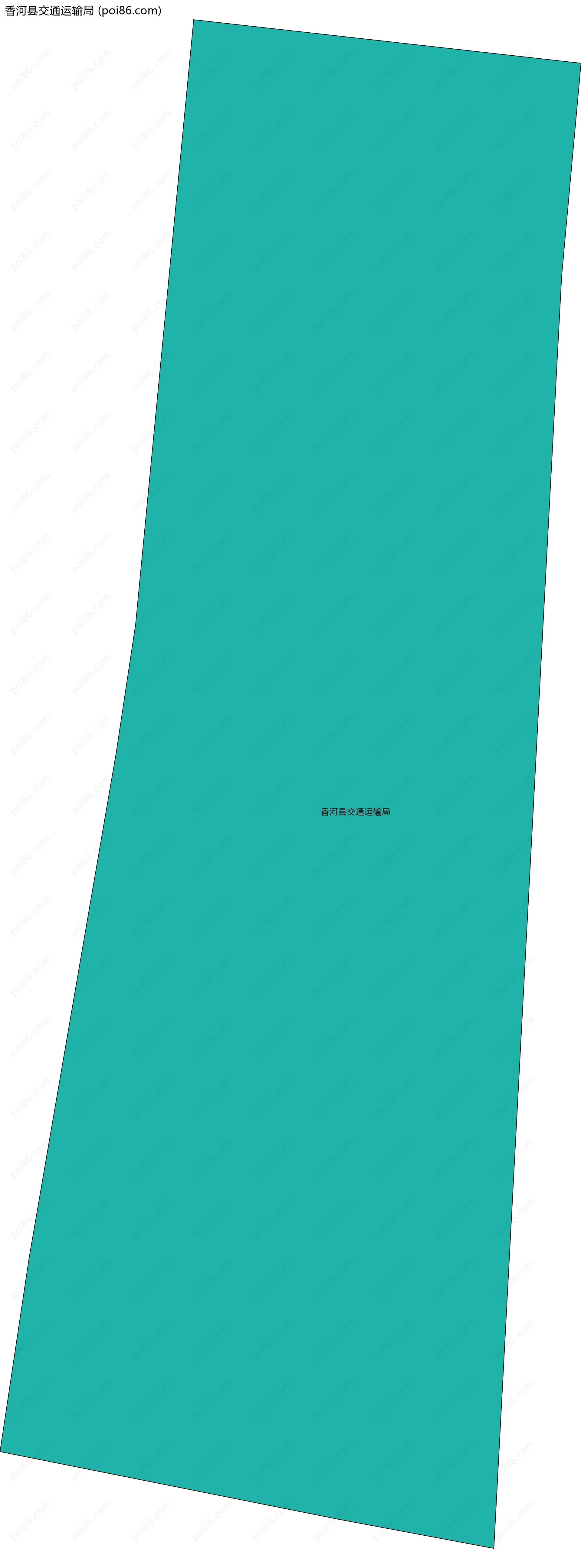 香河县交通运输局边界地图