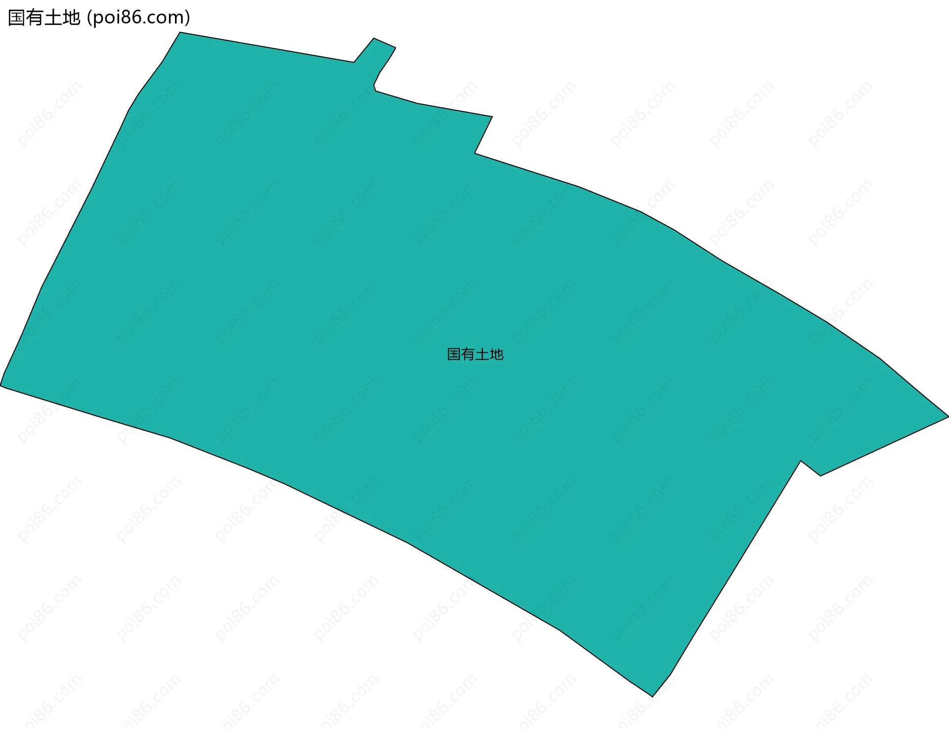 国有土地边界地图