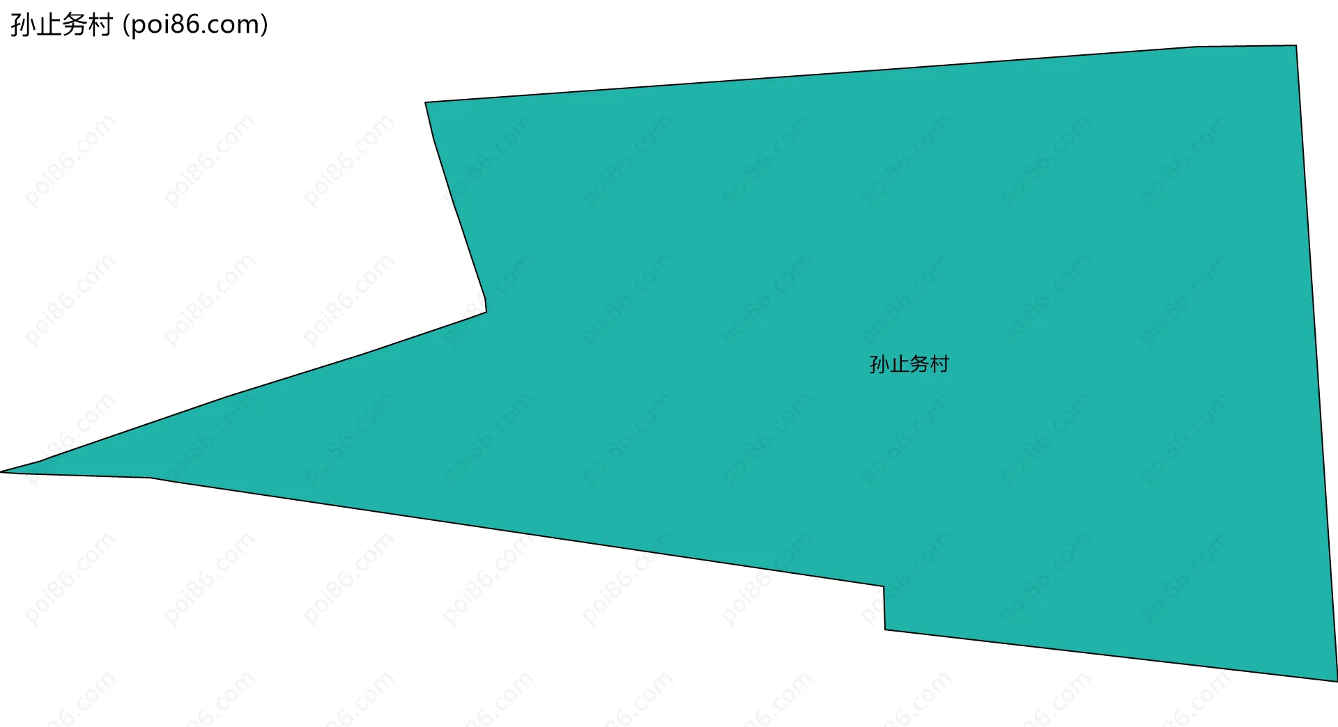 孙止务村边界地图
