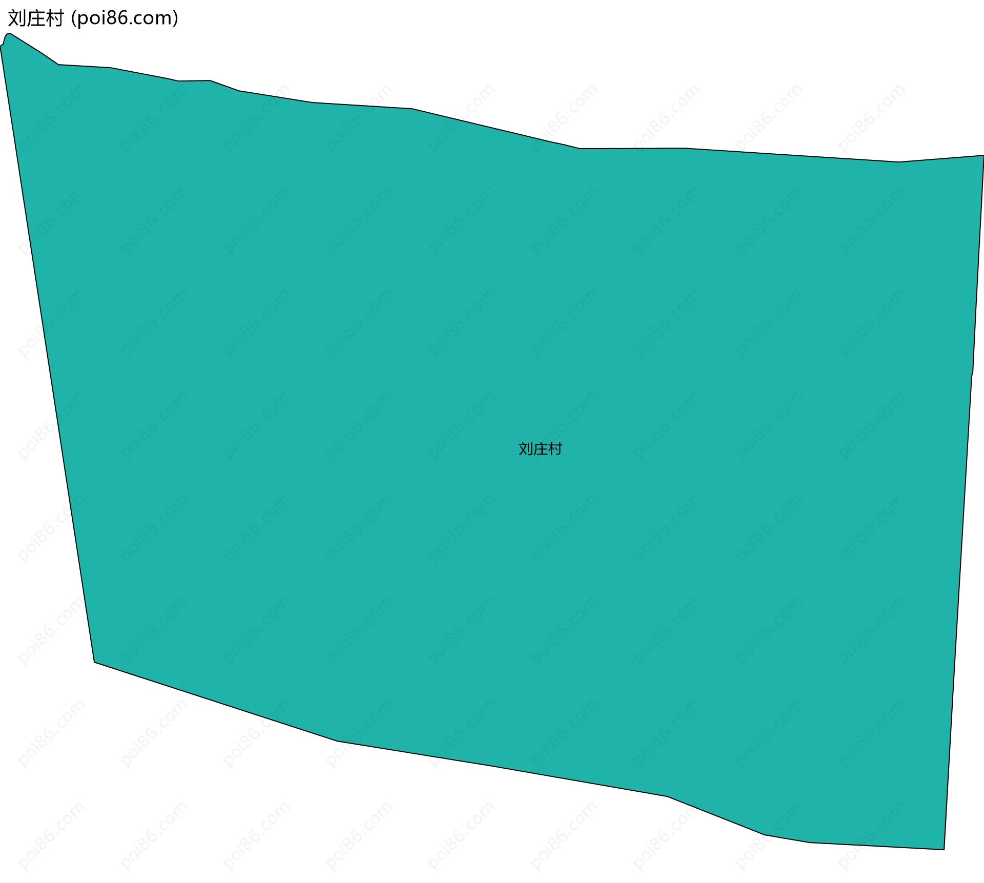 刘庄村边界地图