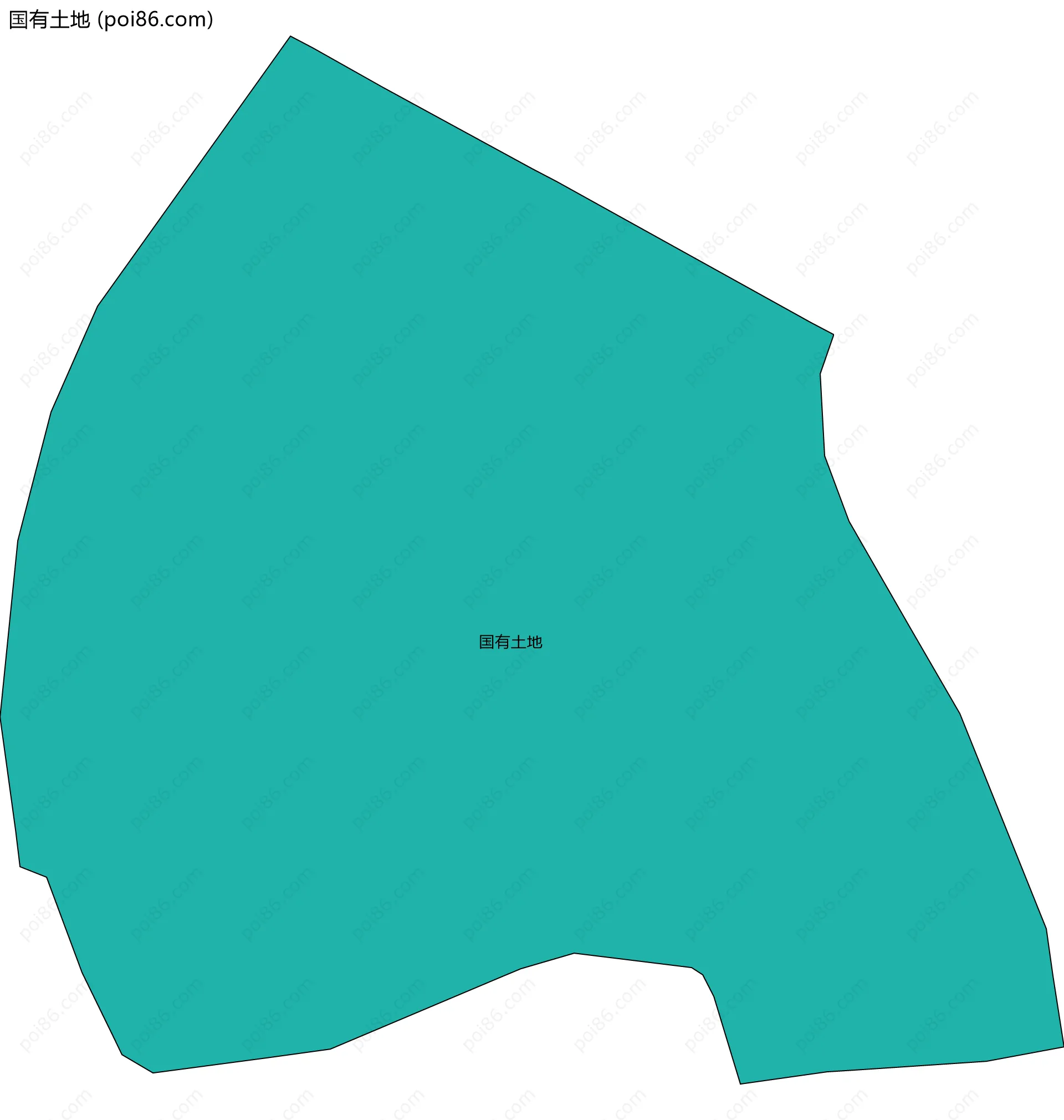 国有土地边界地图