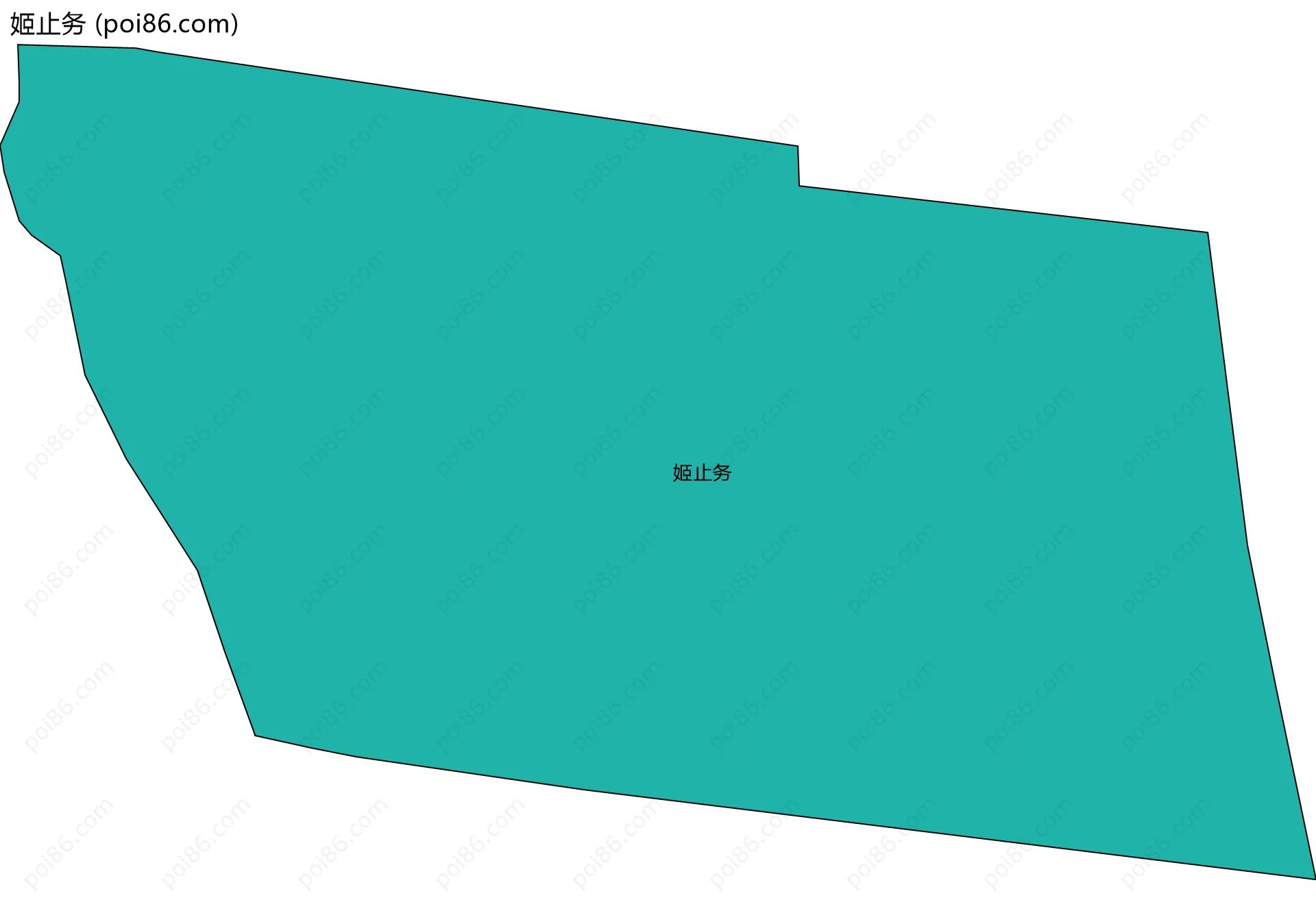 姬止务边界地图