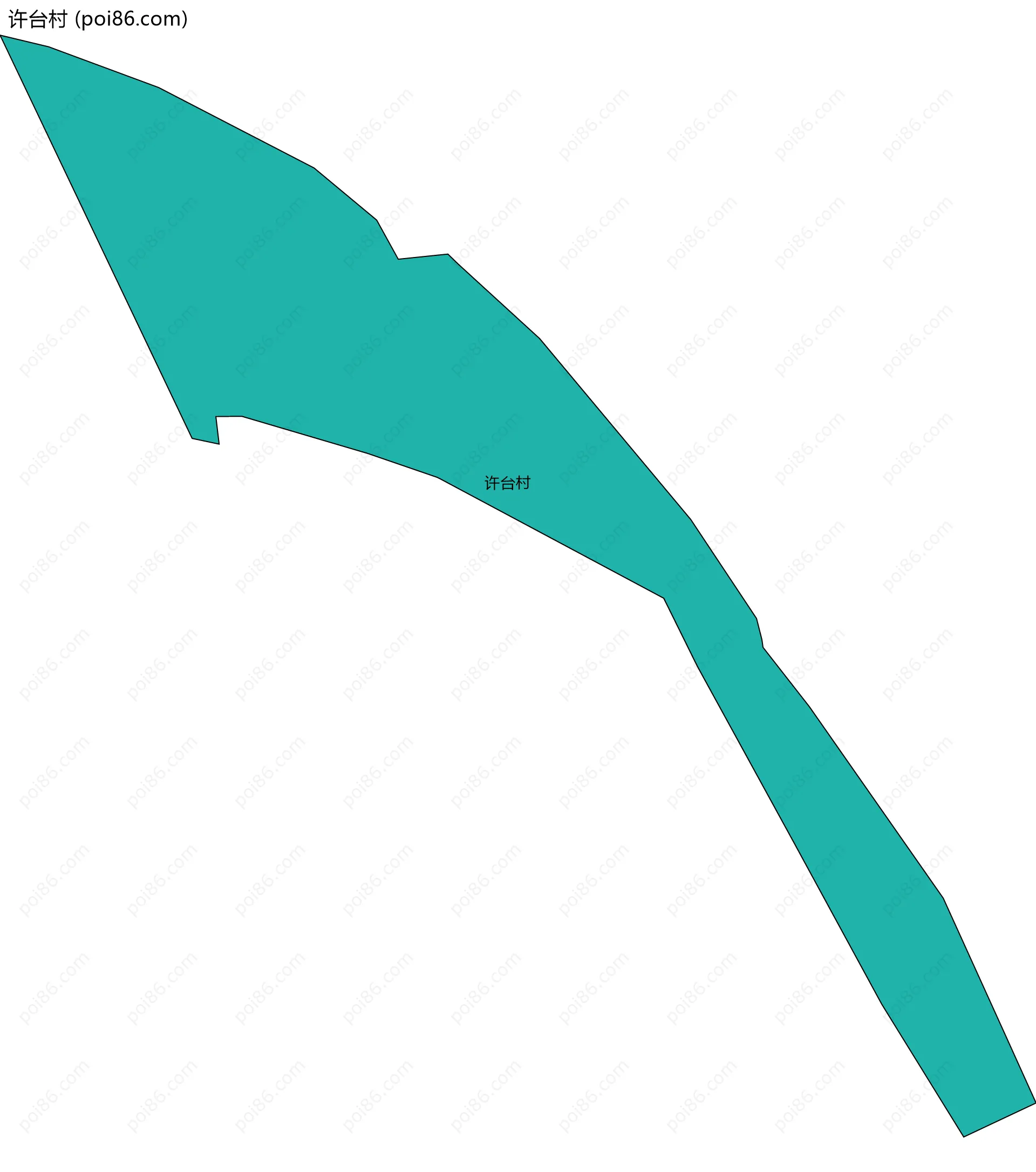 许台村边界地图