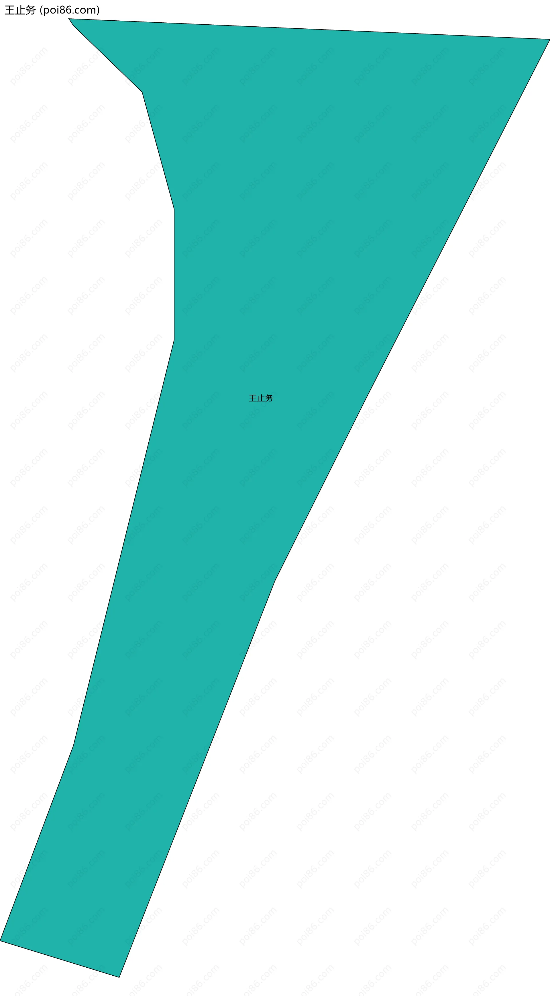 王止务边界地图