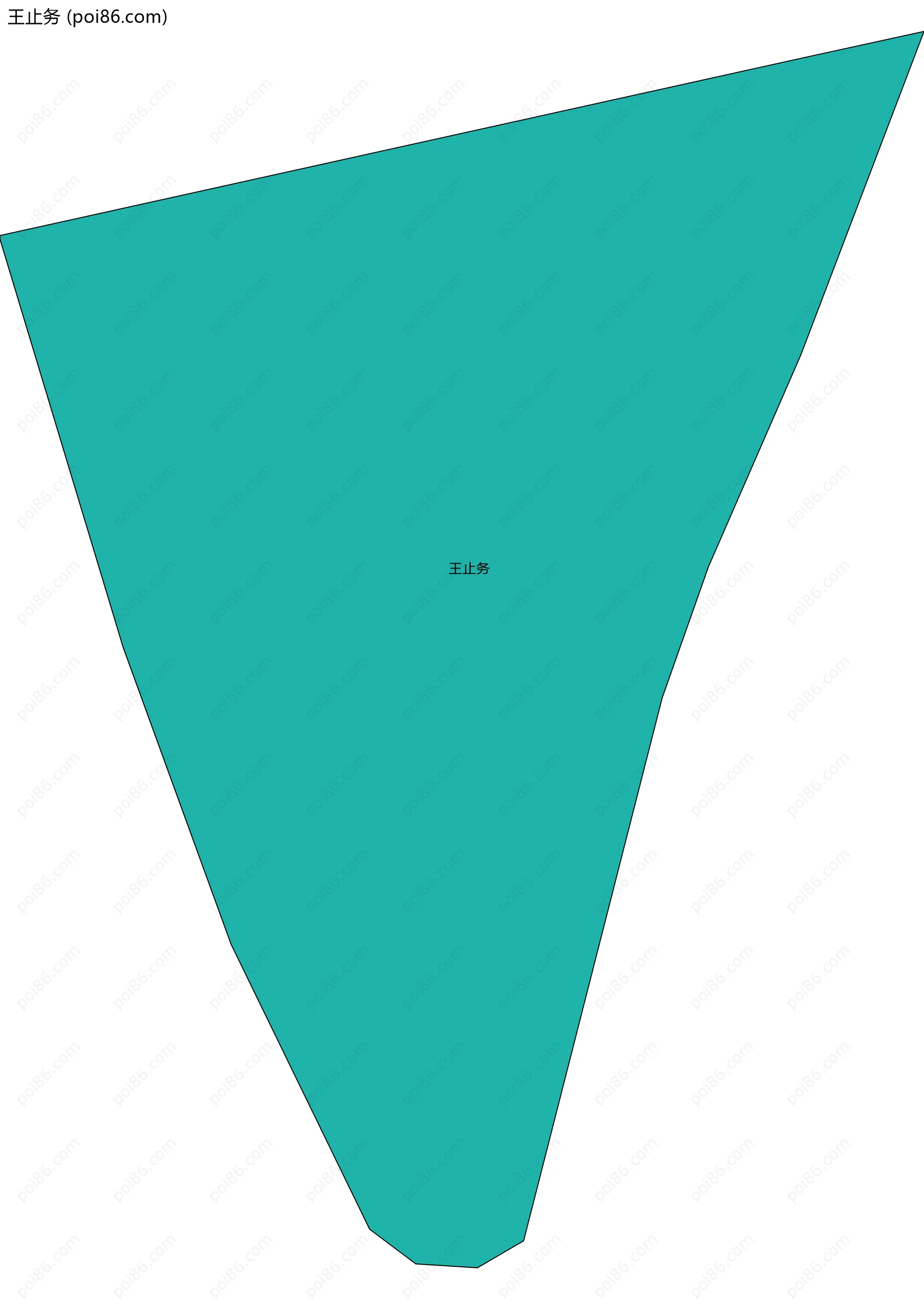 王止务边界地图