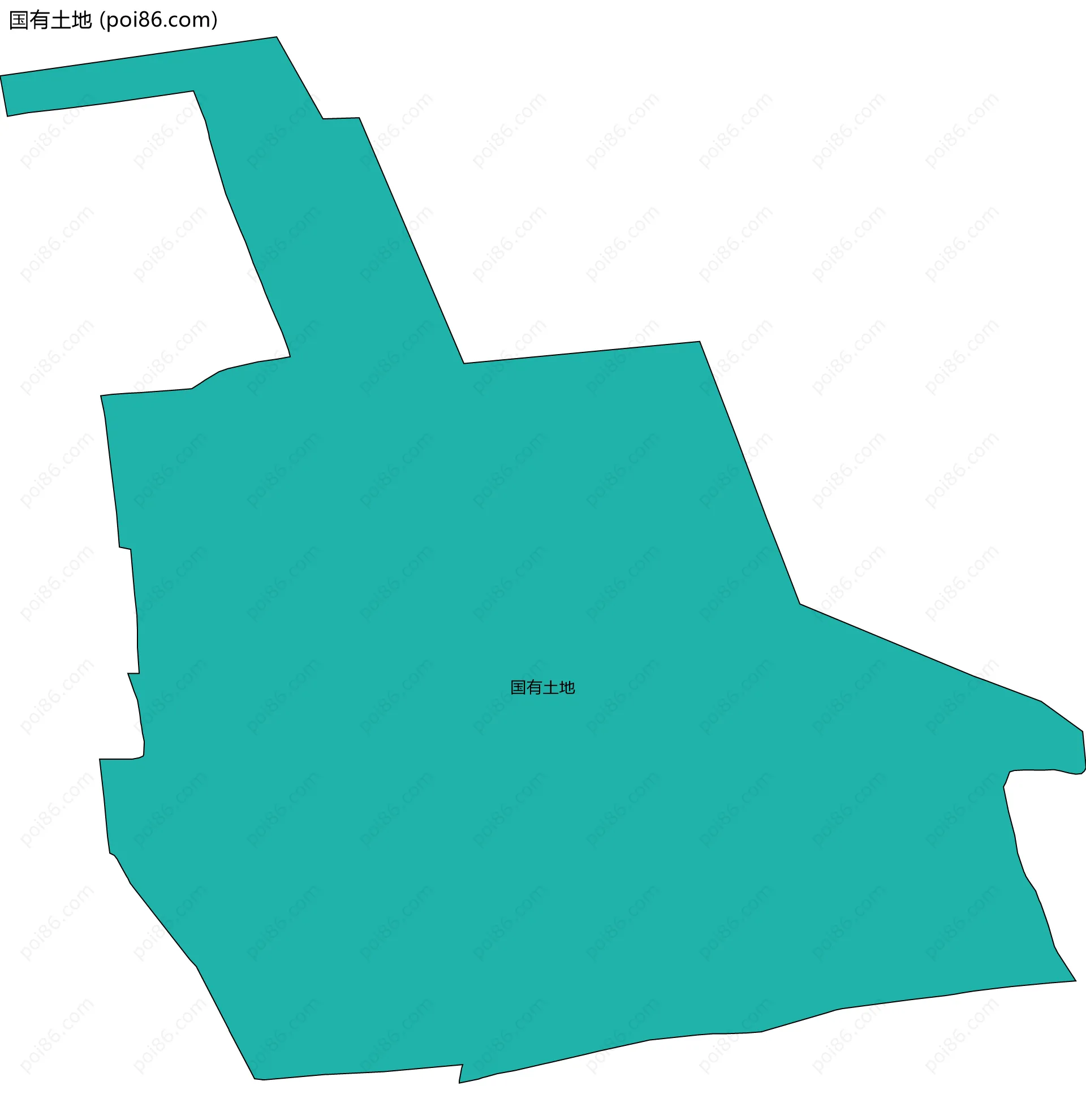 国有土地边界地图