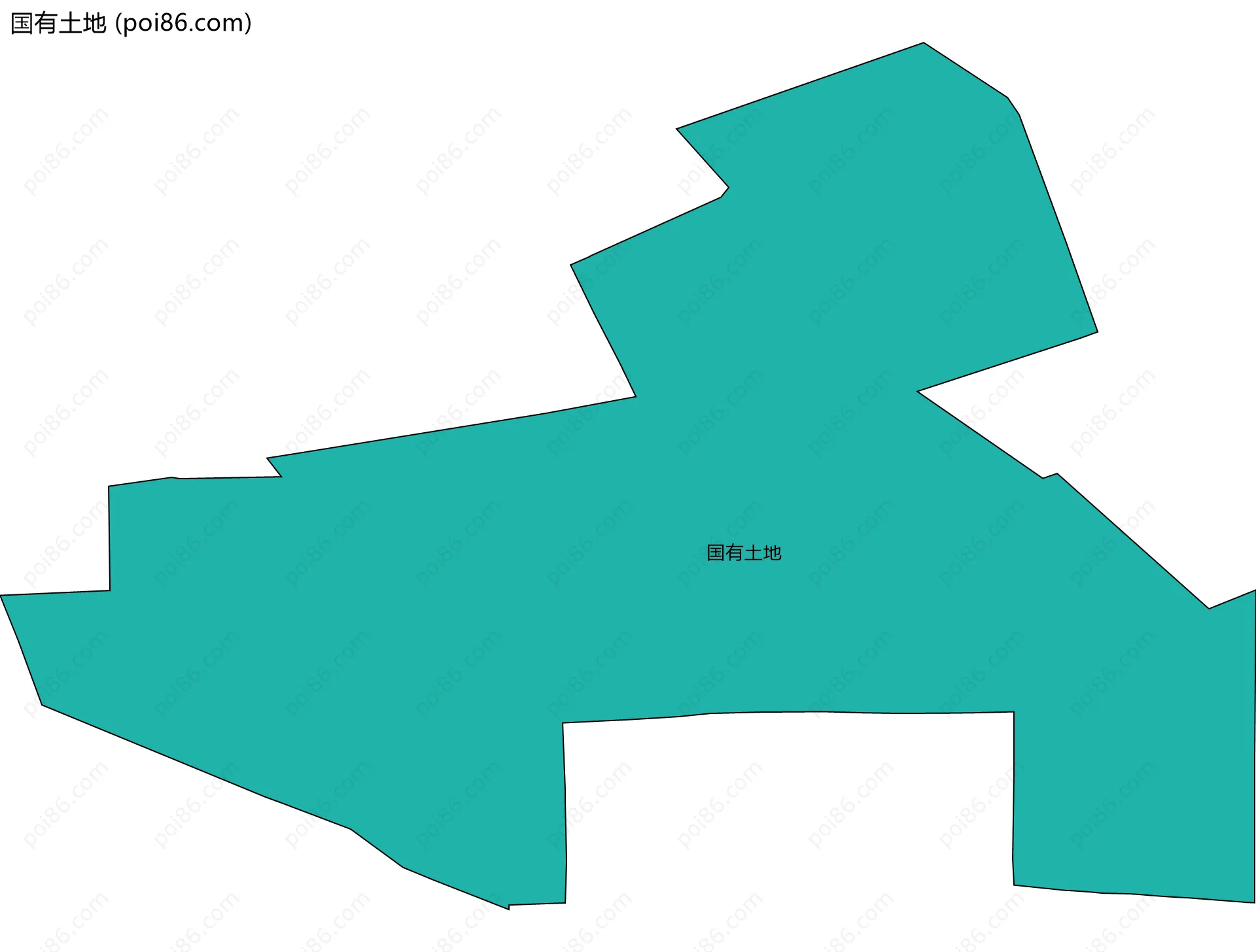国有土地边界地图