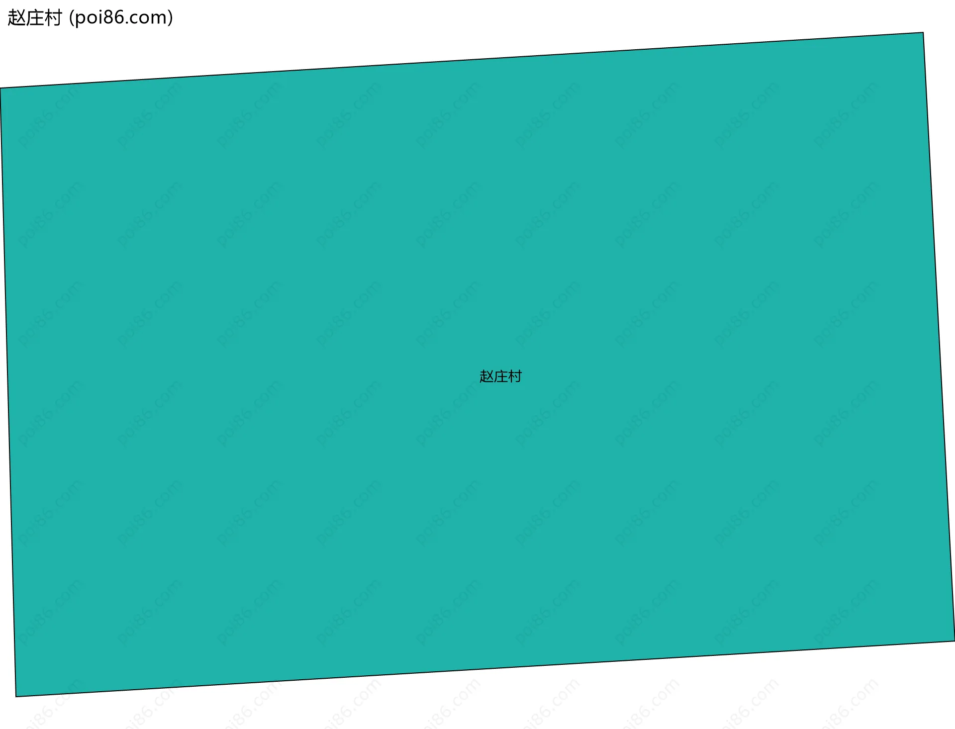 赵庄村边界地图