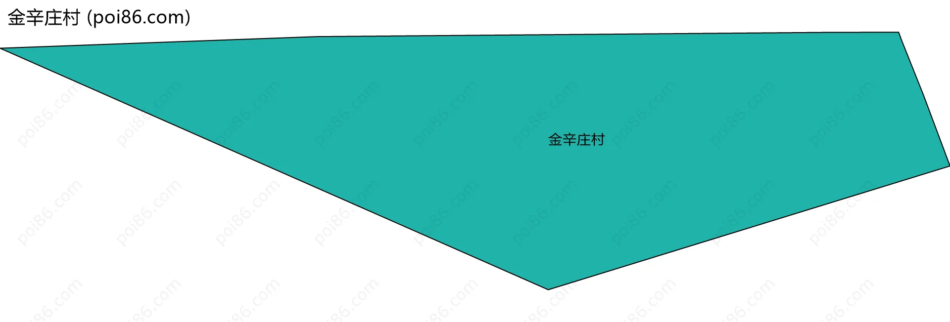 金辛庄村边界地图