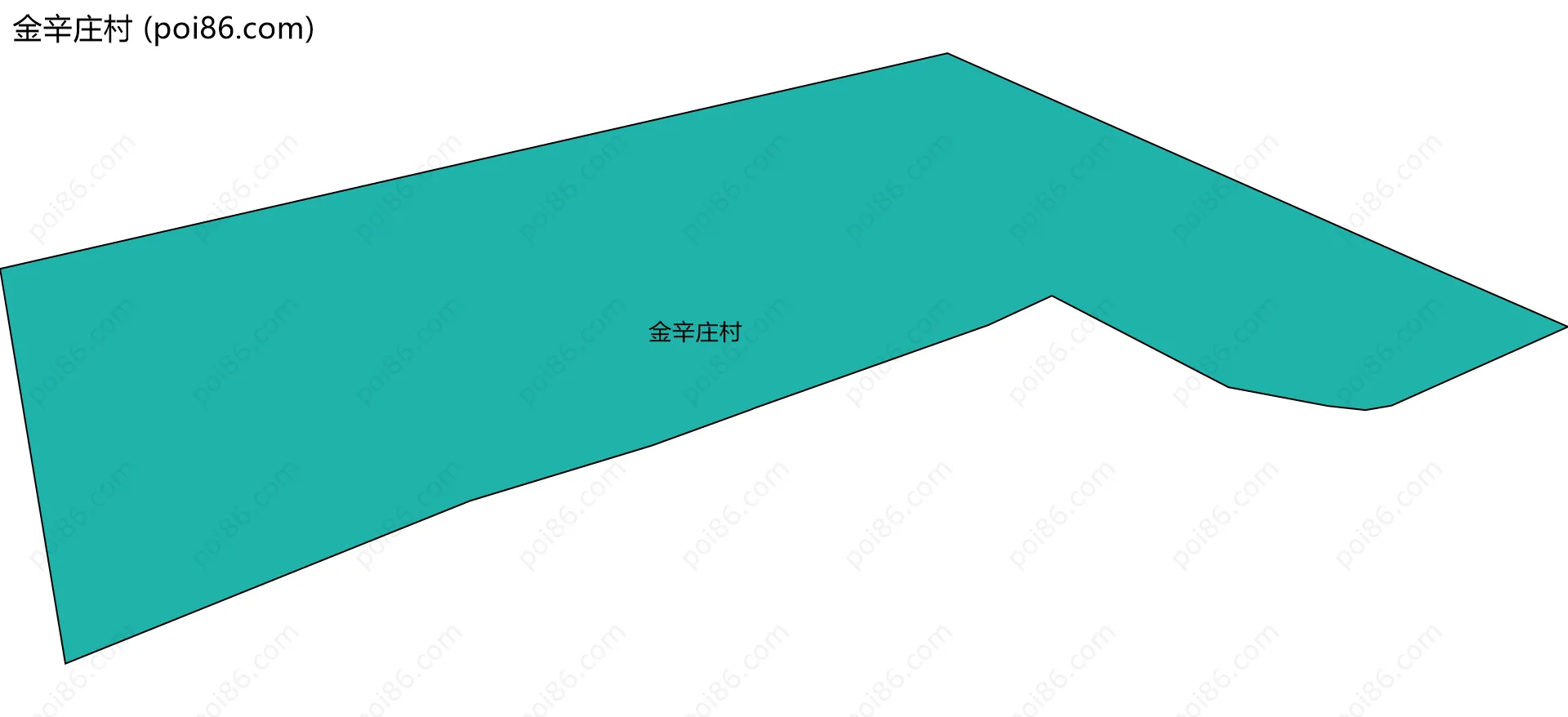 金辛庄村边界地图