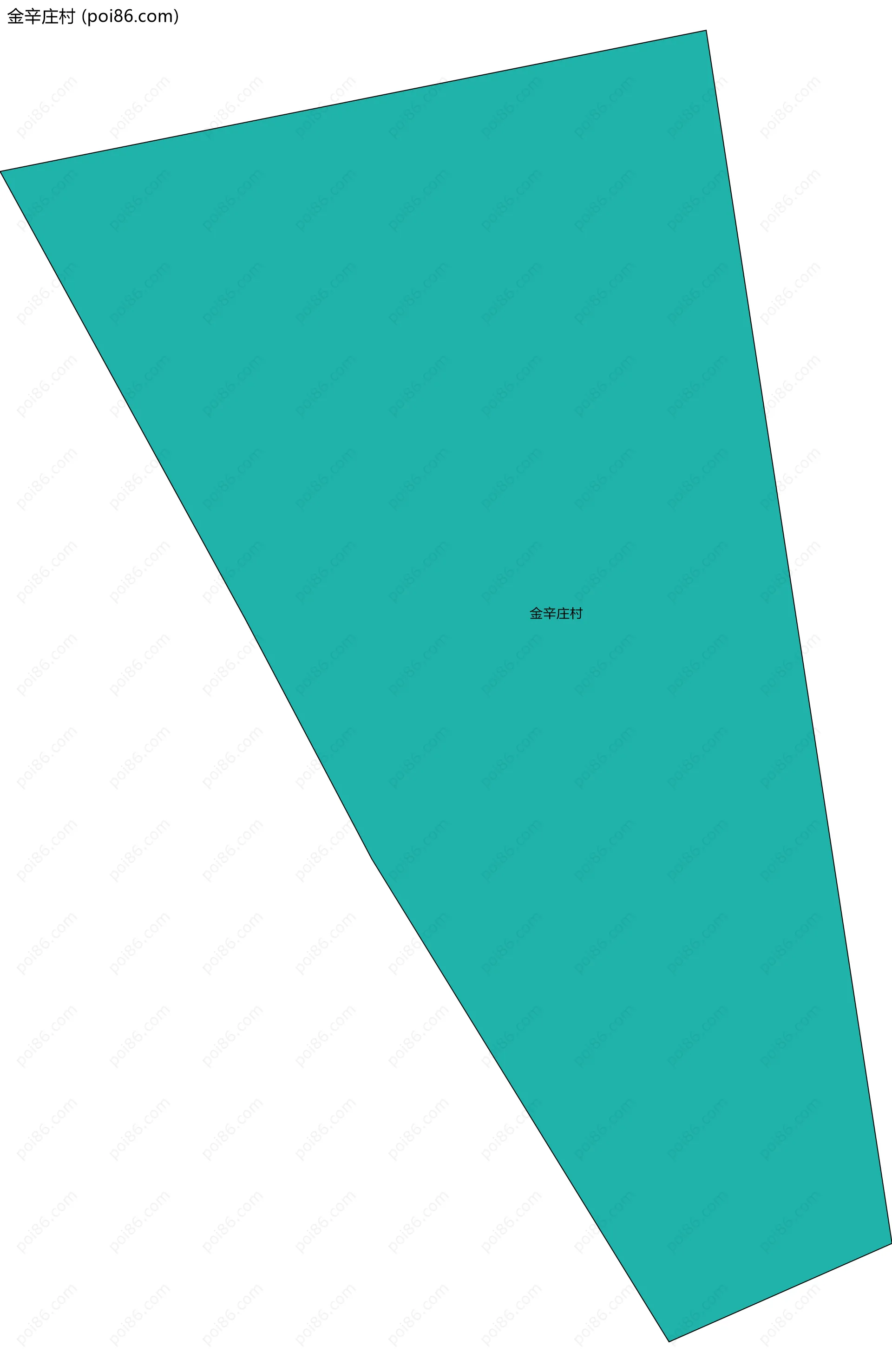 金辛庄村边界地图