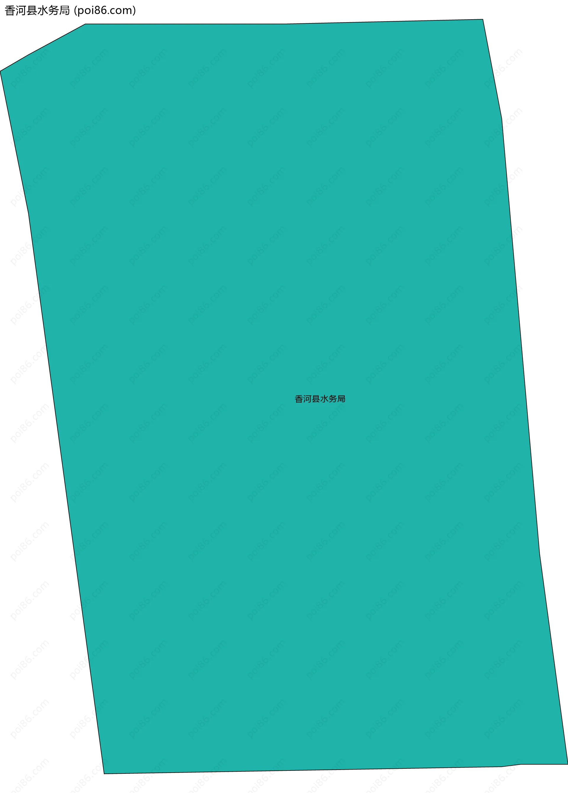 香河县水务局边界地图