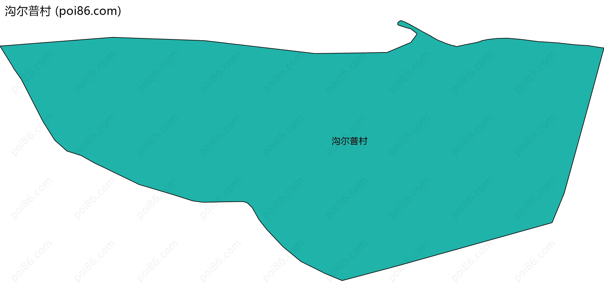 沟尔普村边界地图
