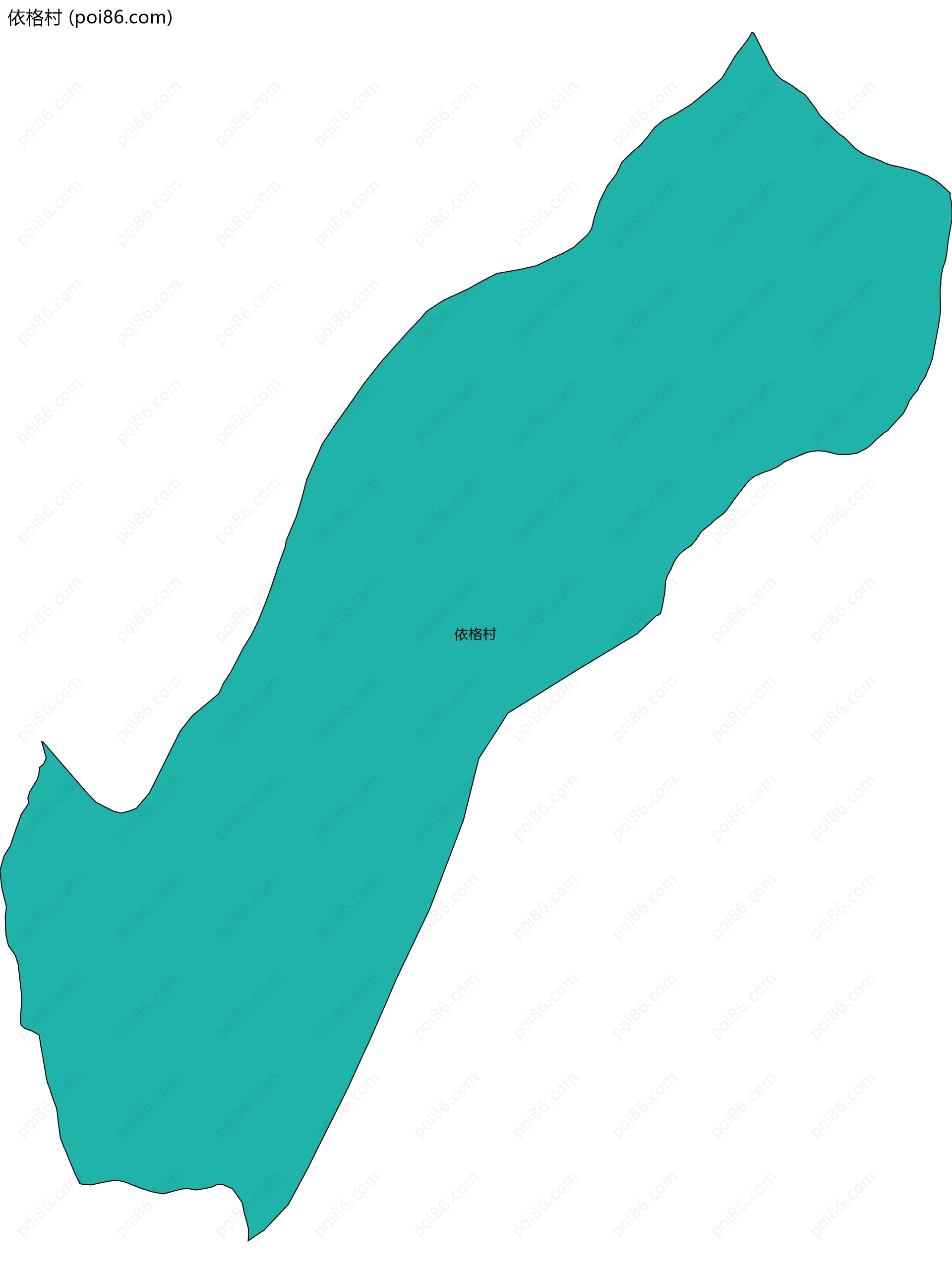 依格村边界地图