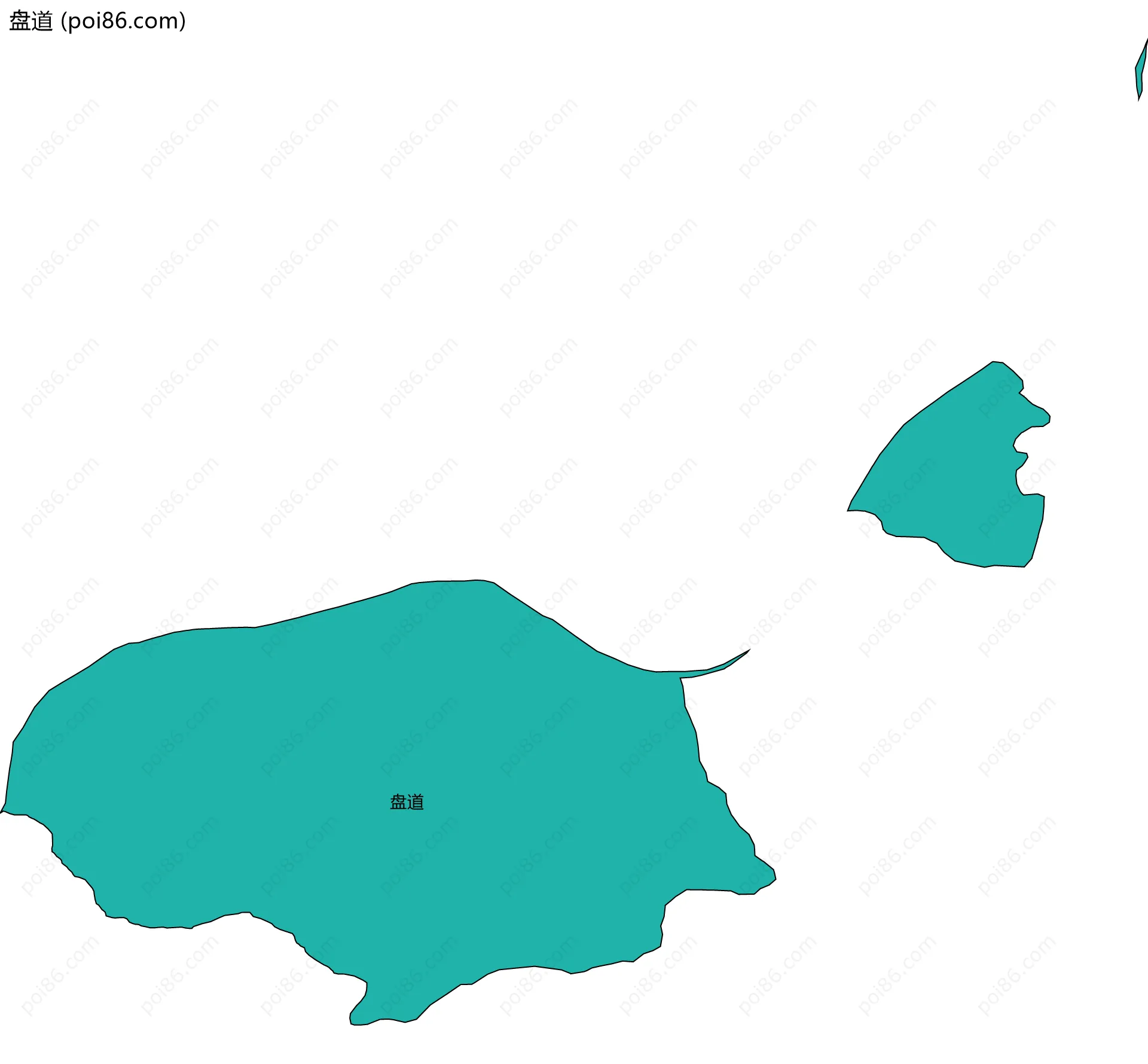 盘道边界地图