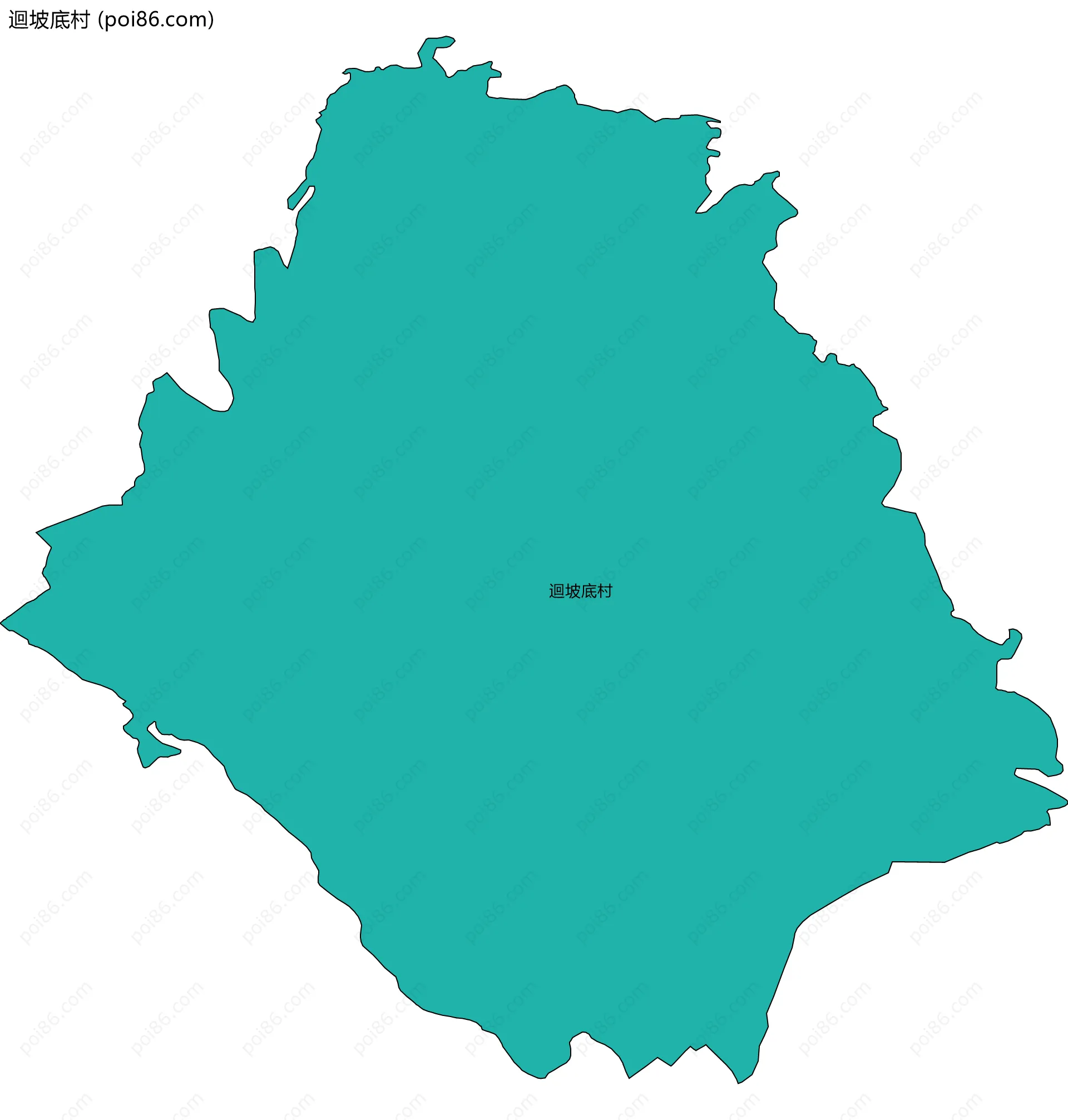 迴坡底村边界地图