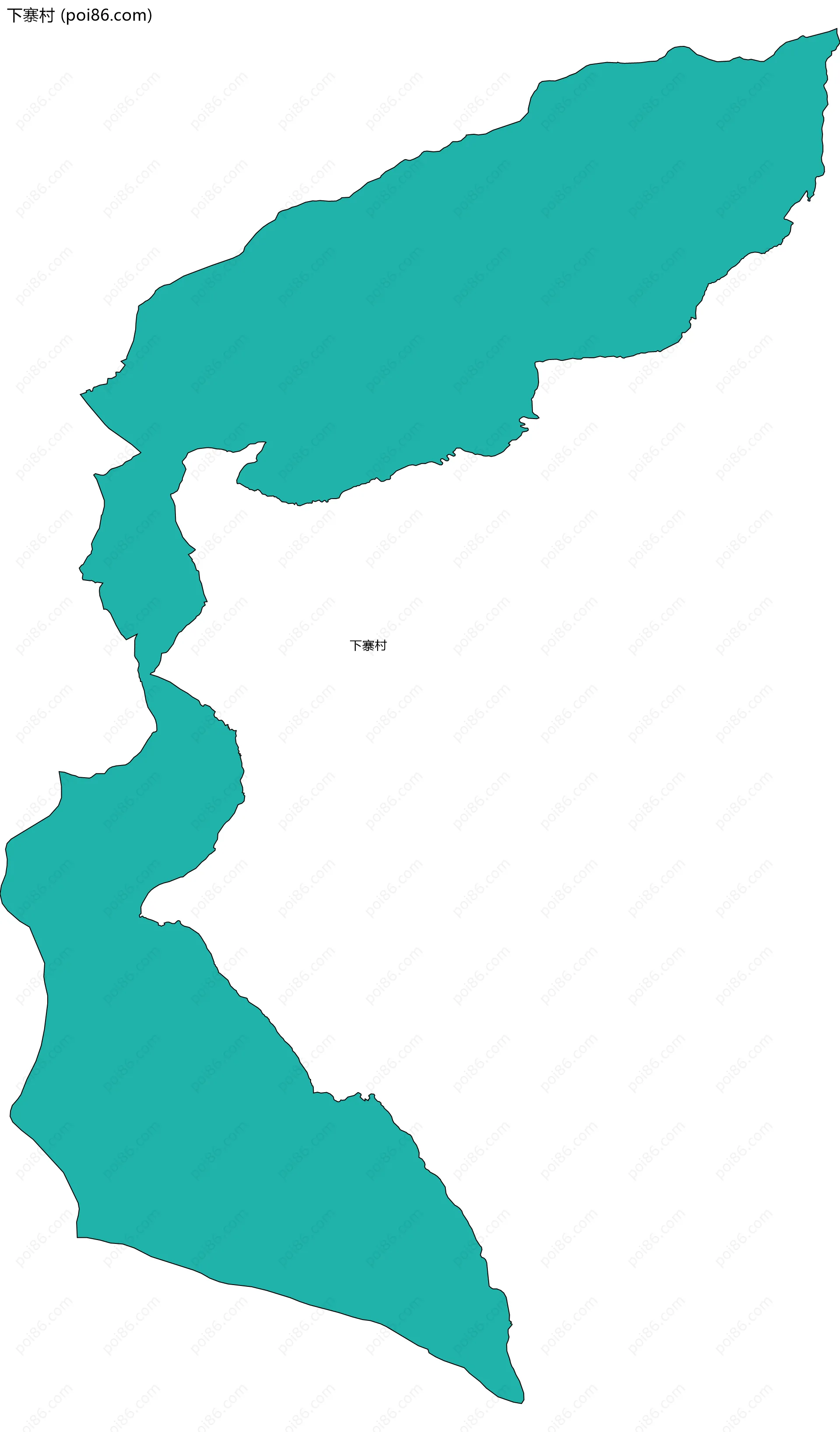 下寨村边界地图