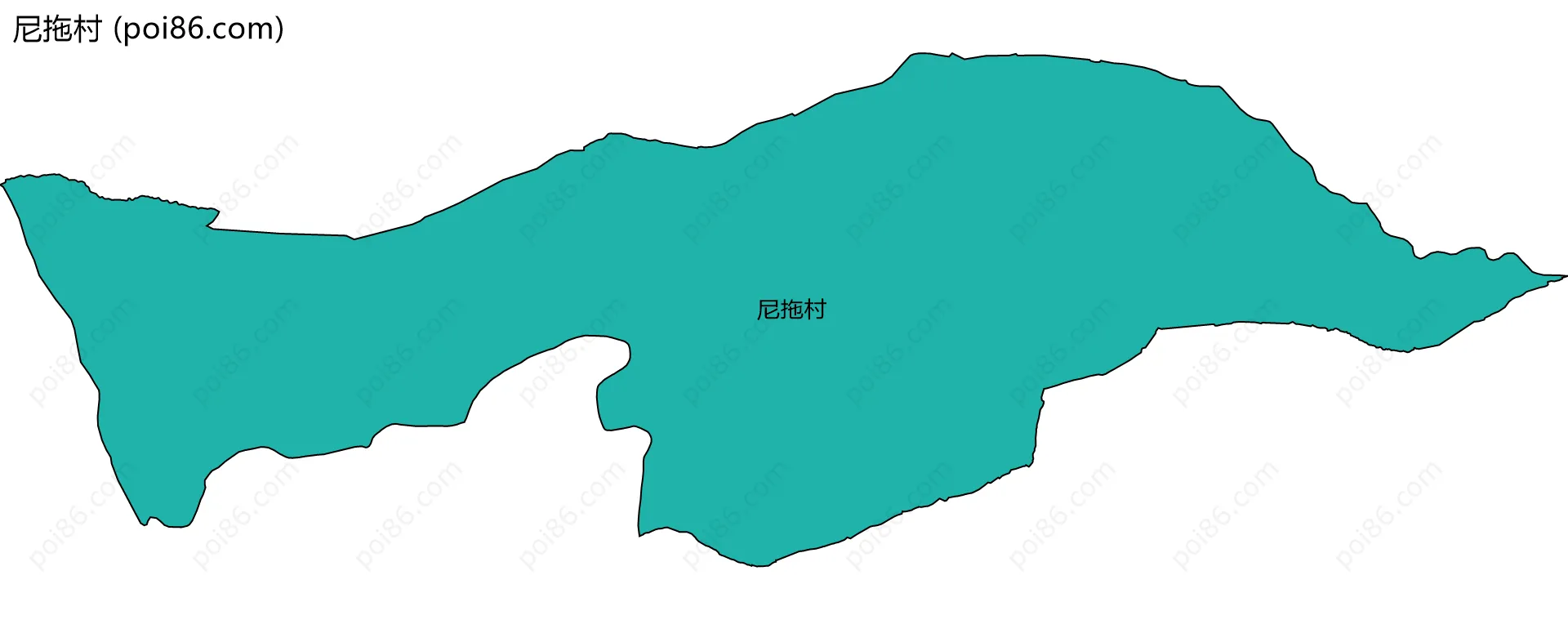 尼拖村边界地图