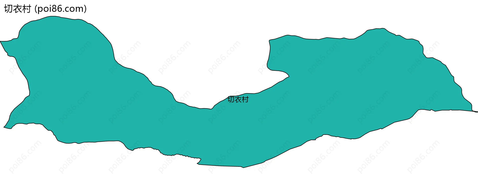 切衣村边界地图