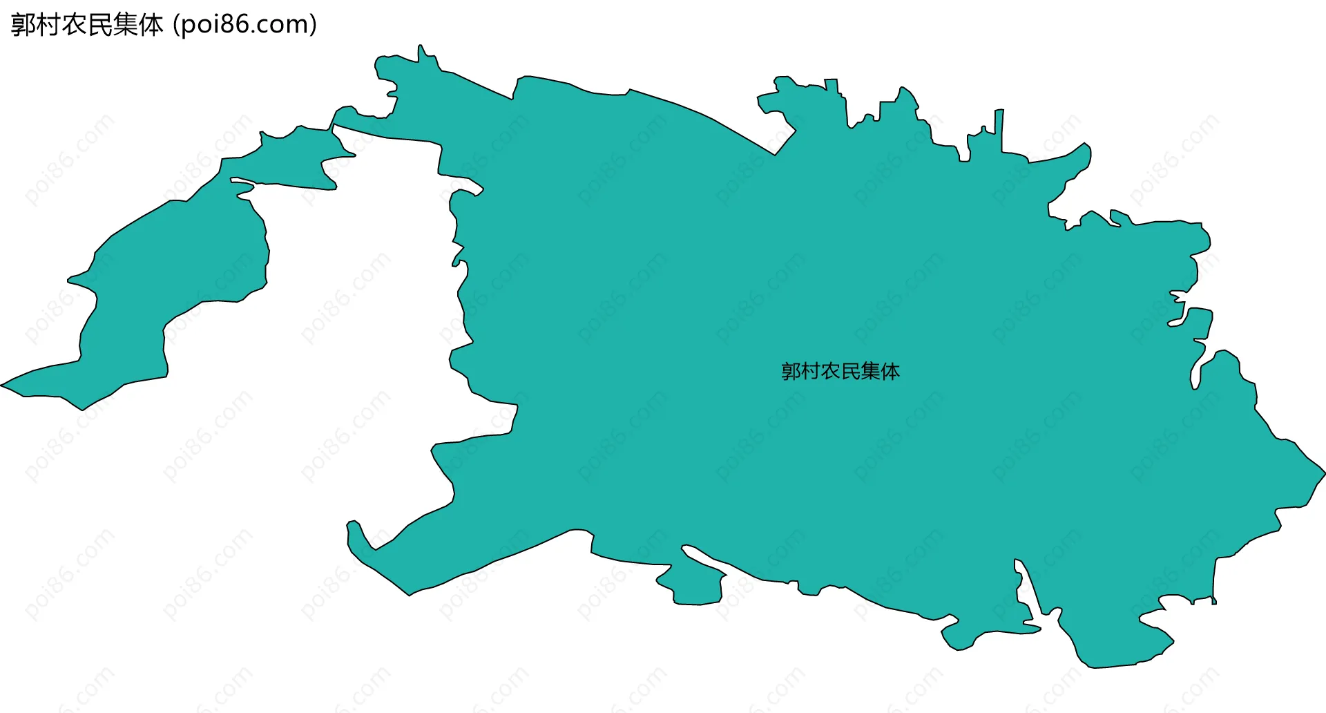 郭村农民集体边界地图