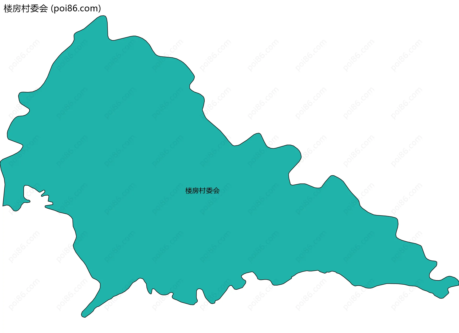 楼房村委会边界地图