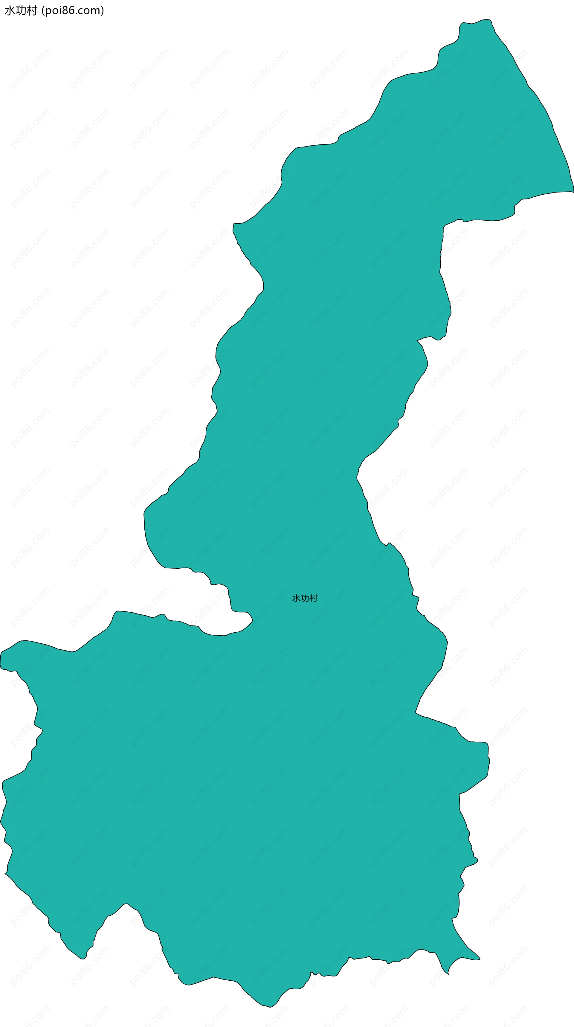 水功村边界地图