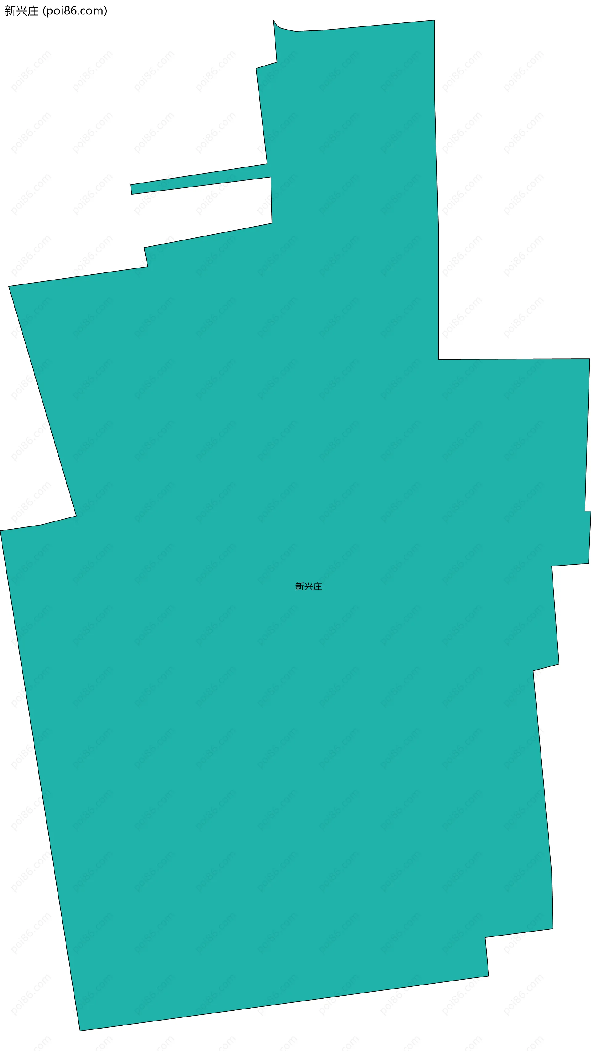 新兴庄边界地图