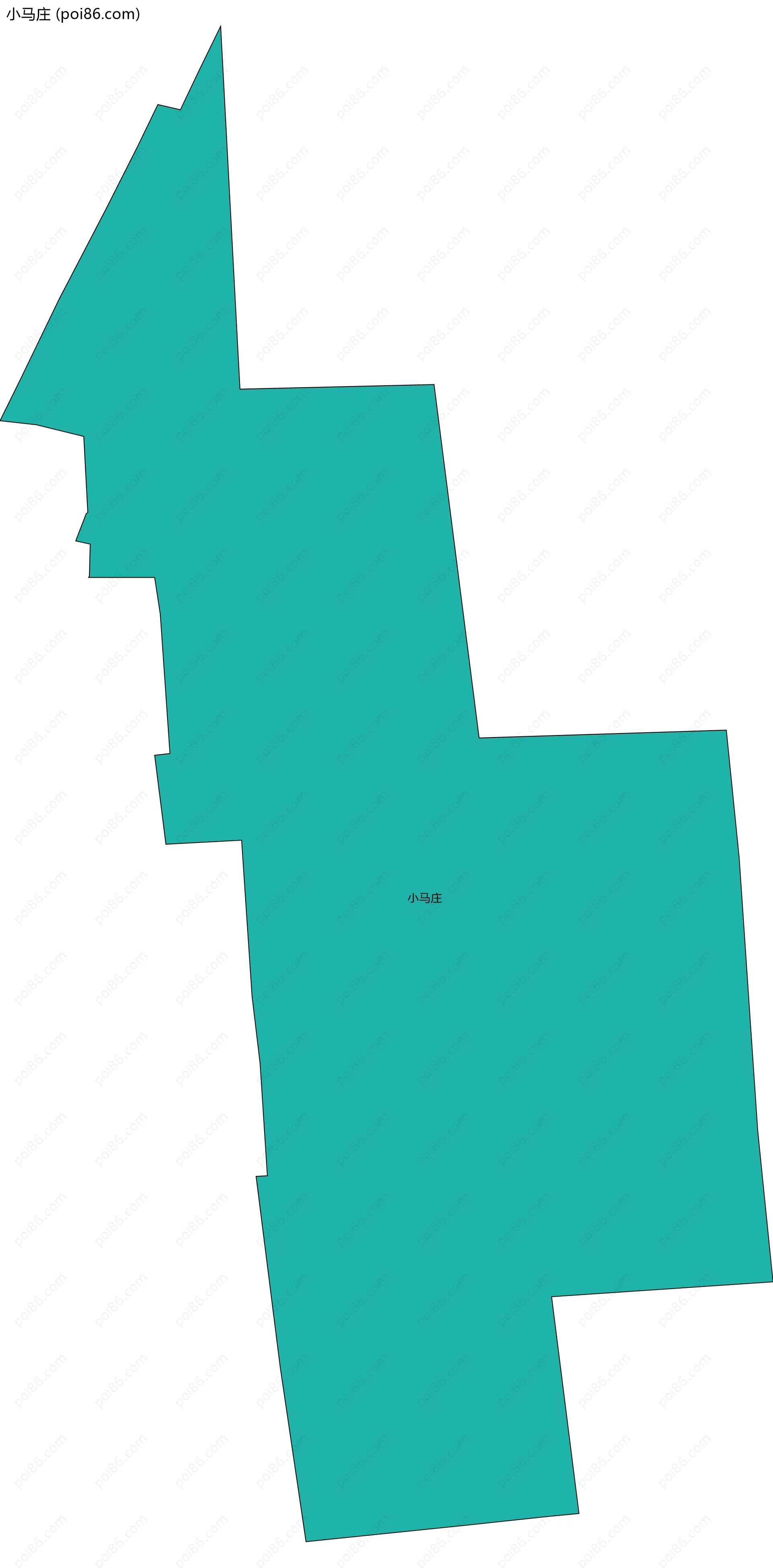 小马庄边界地图