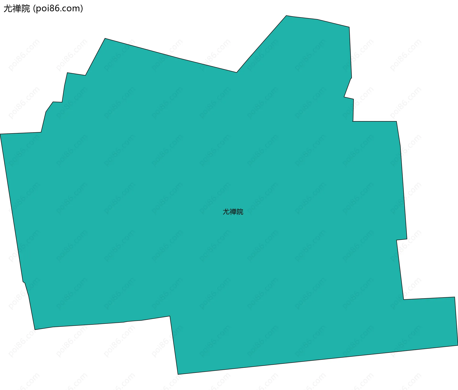尤禅院边界地图