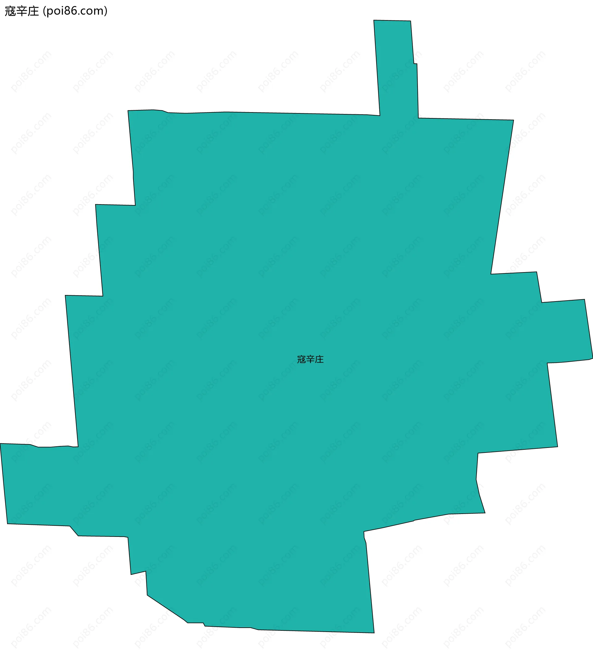 寇辛庄边界地图