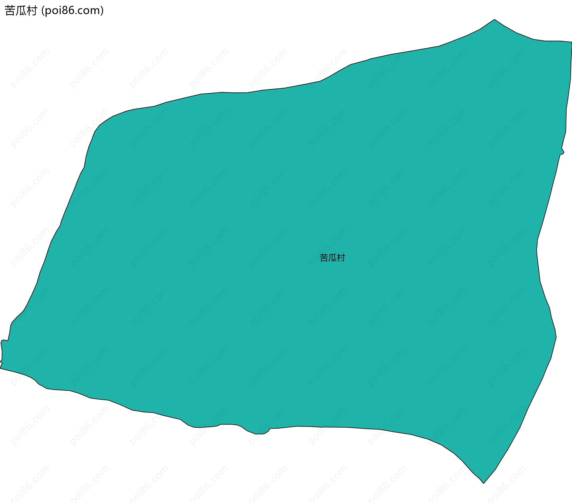 苦瓜村边界地图