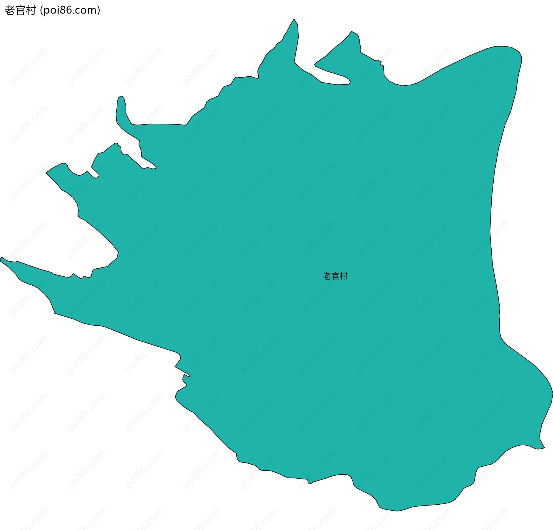 老官村边界地图