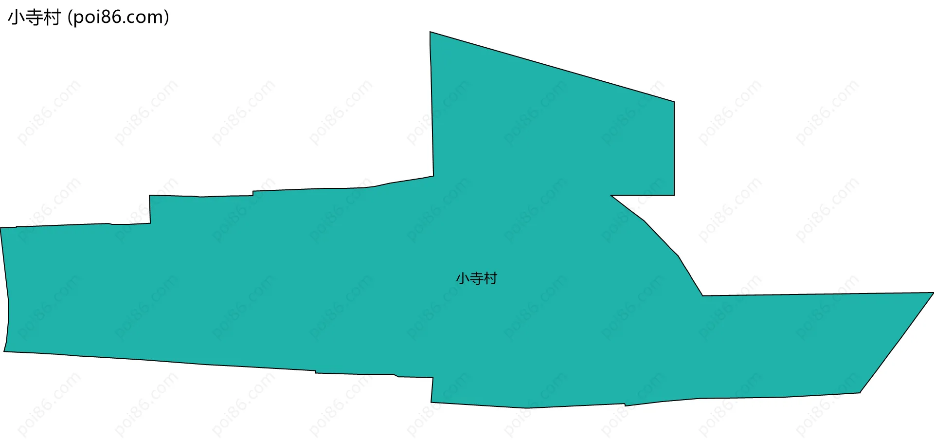 小寺村边界地图