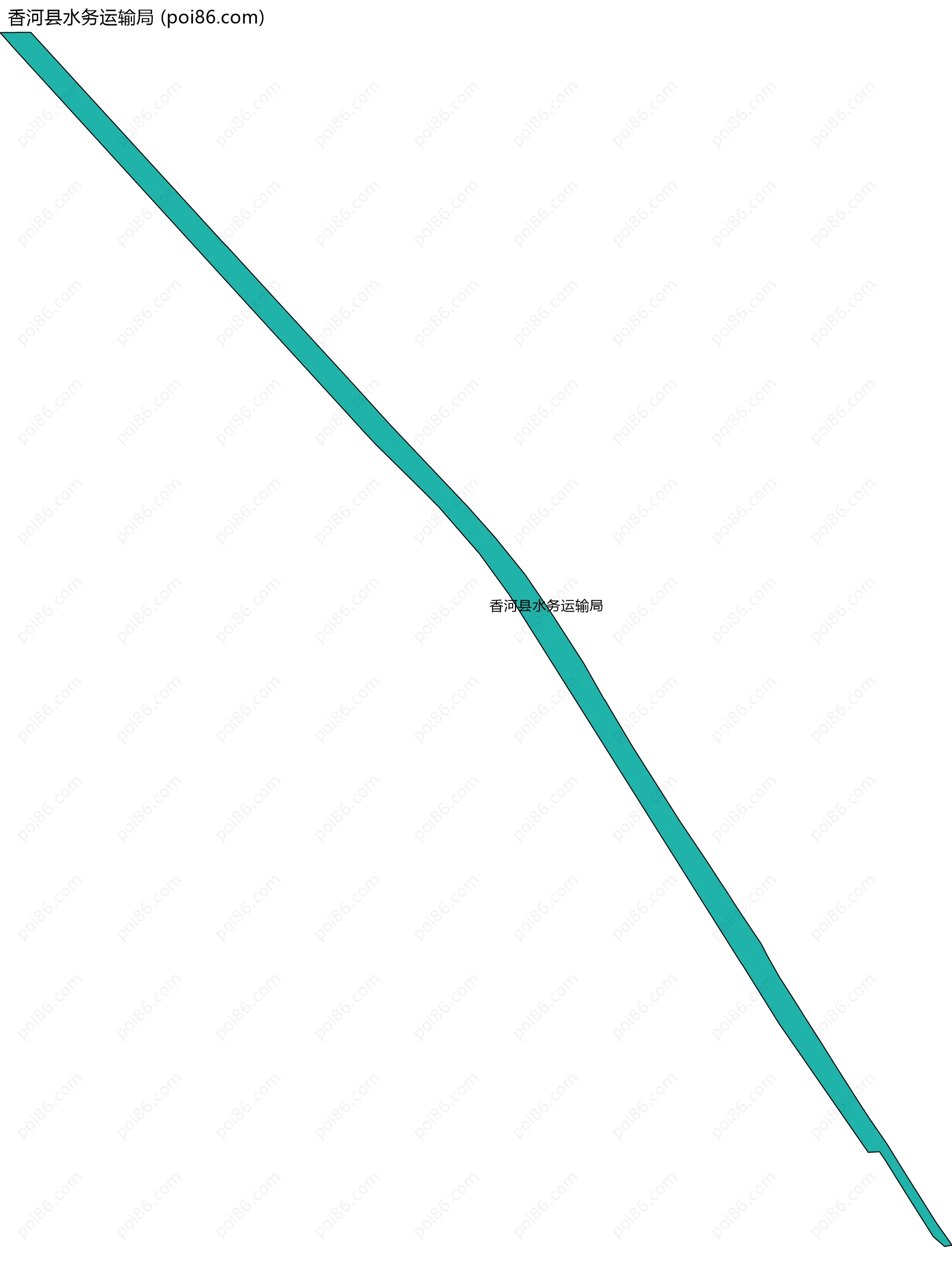 香河县水务运输局边界地图