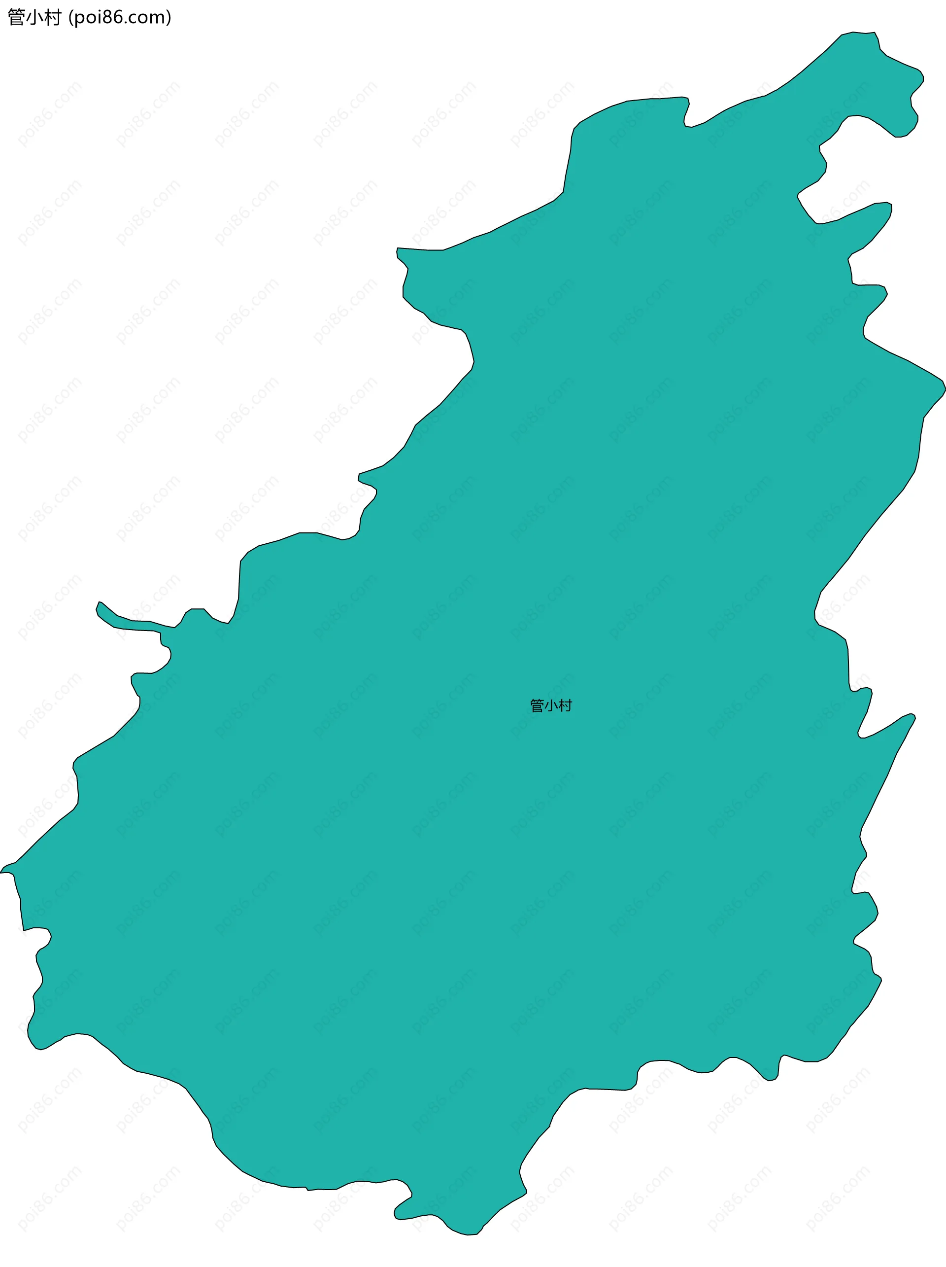 管小村边界地图