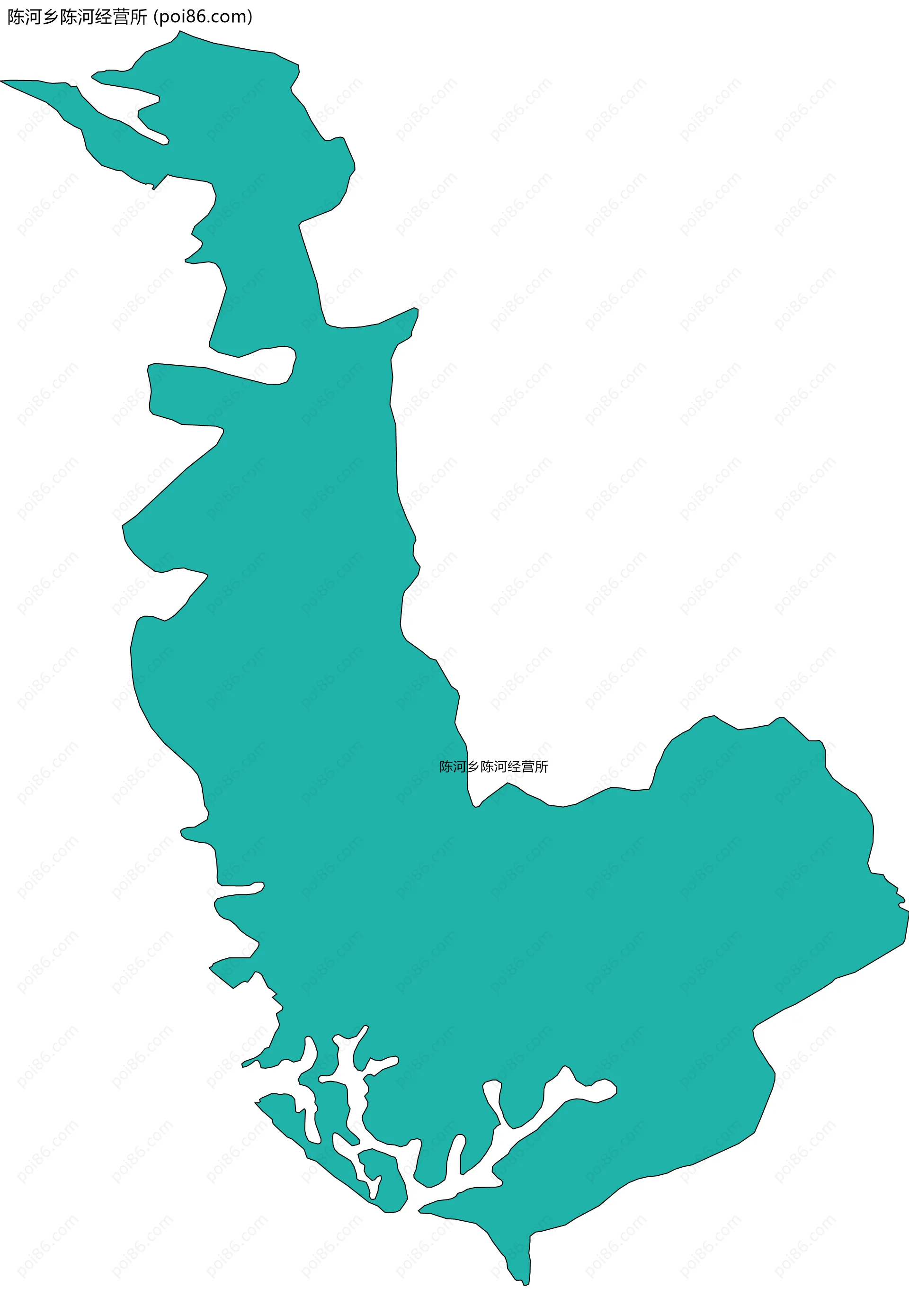 陈河乡陈河经营所边界地图