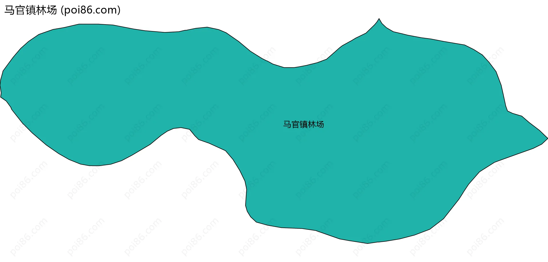 马官镇林场边界地图