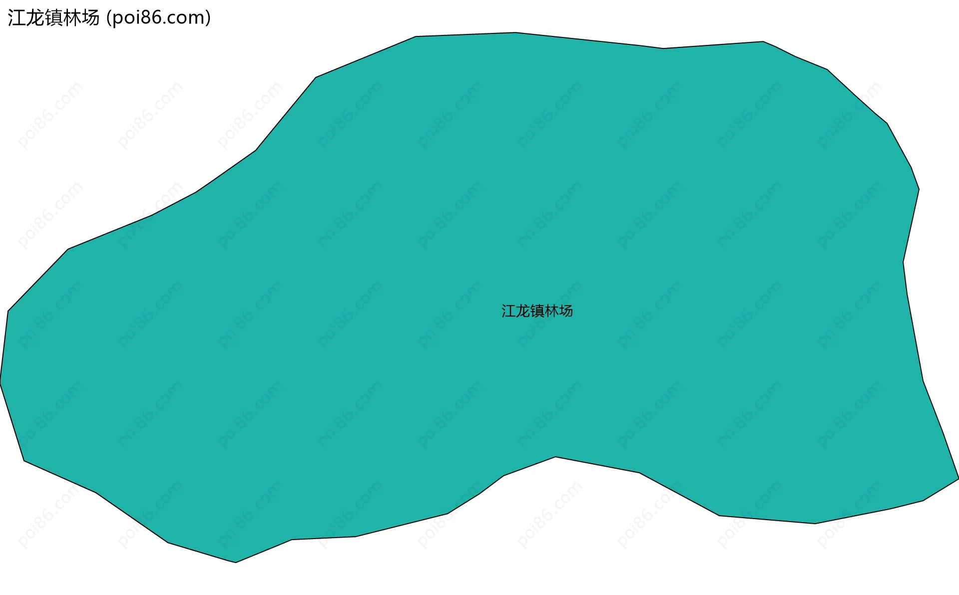 江龙镇林场边界地图