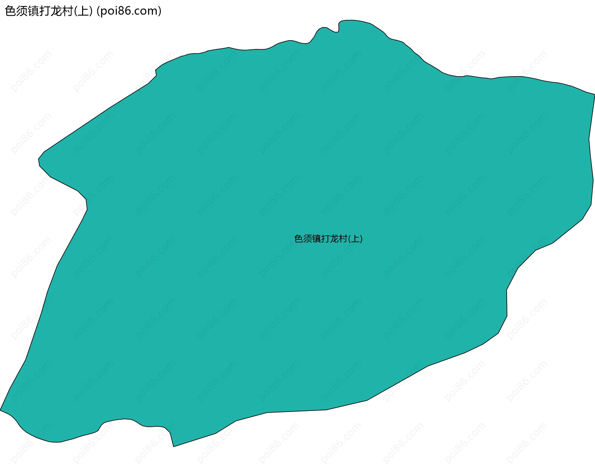 色须镇打龙村(上)边界地图
