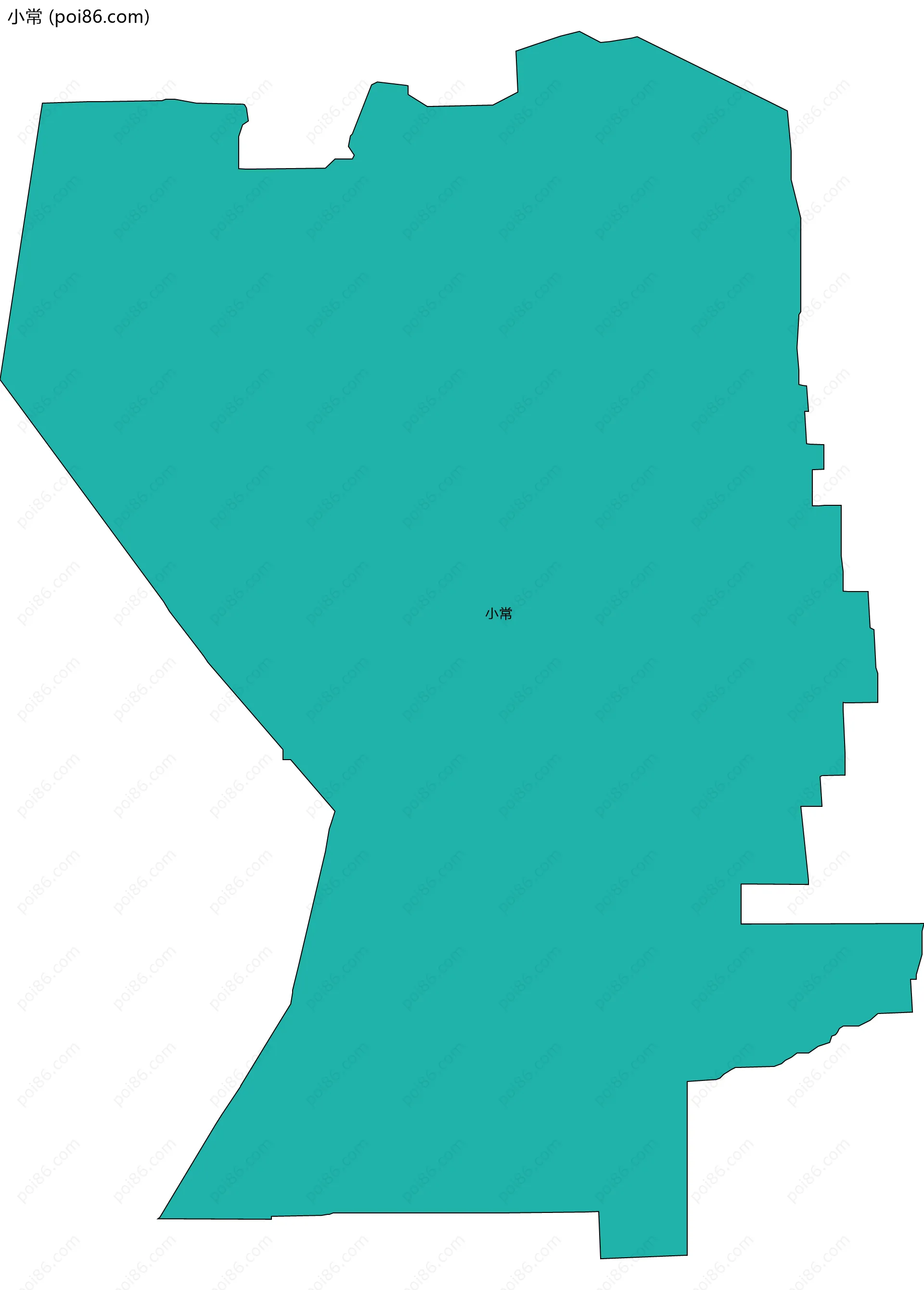 小常边界地图