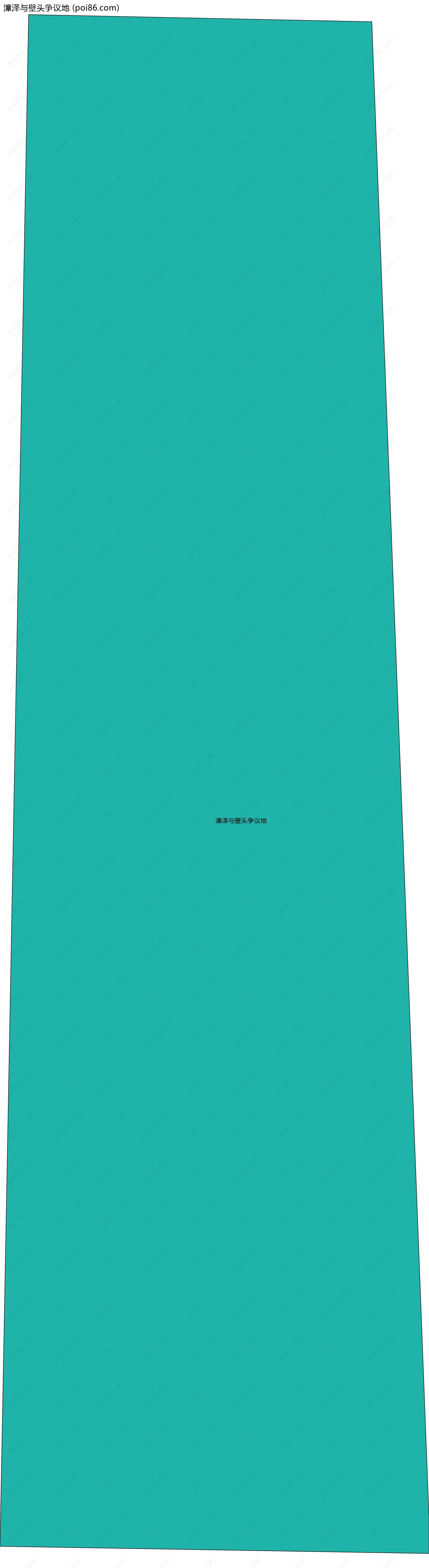 漳泽与壁头争议地边界地图