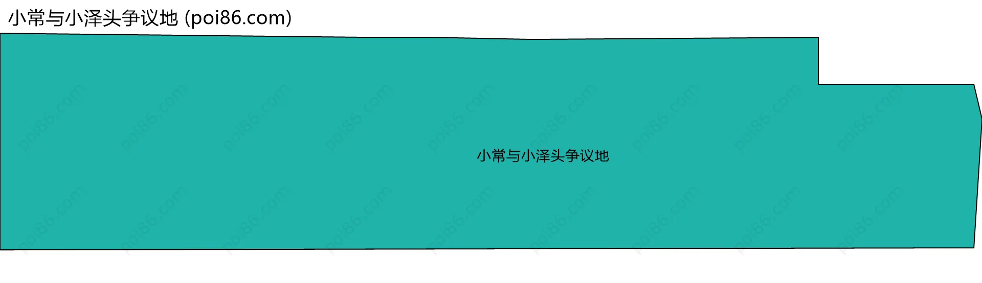 小常与小泽头争议地边界地图