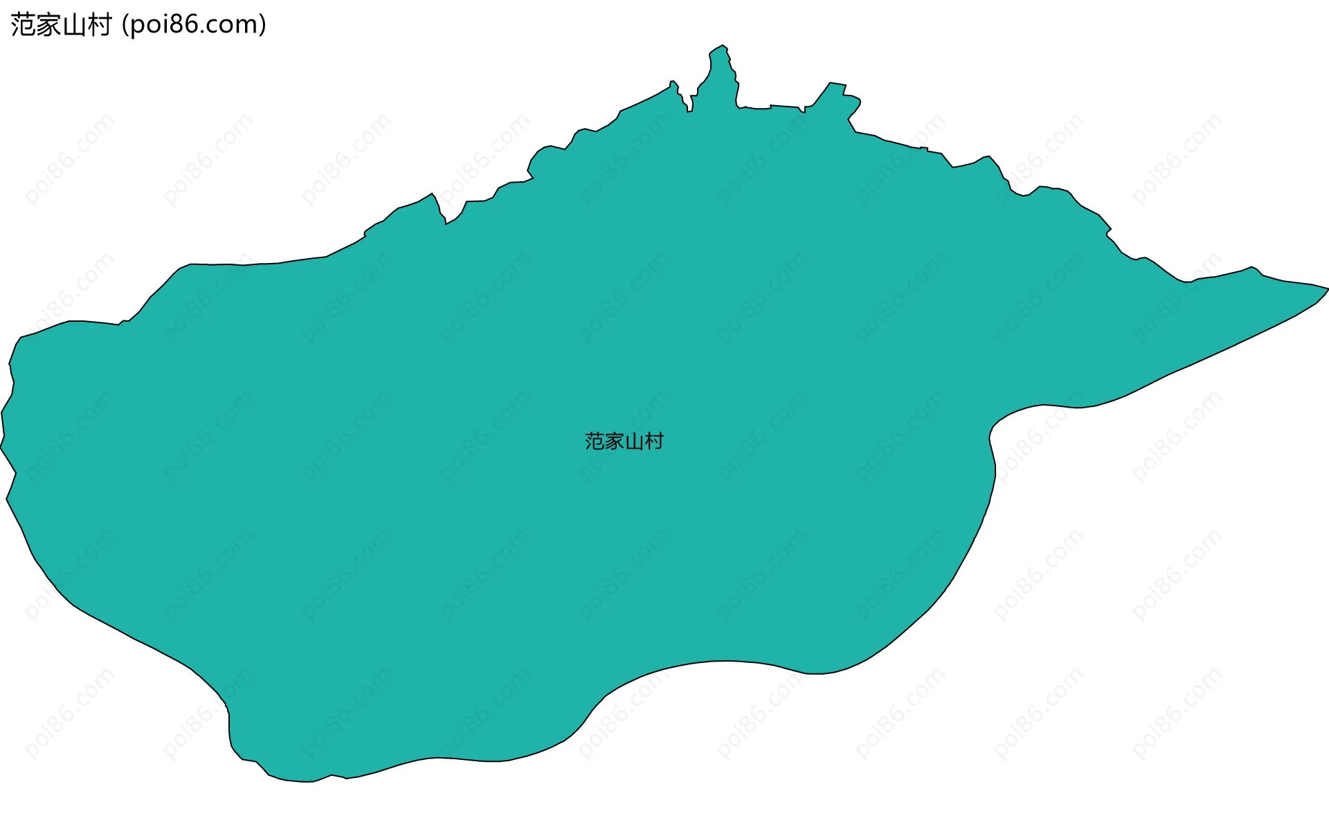 范家山村边界地图