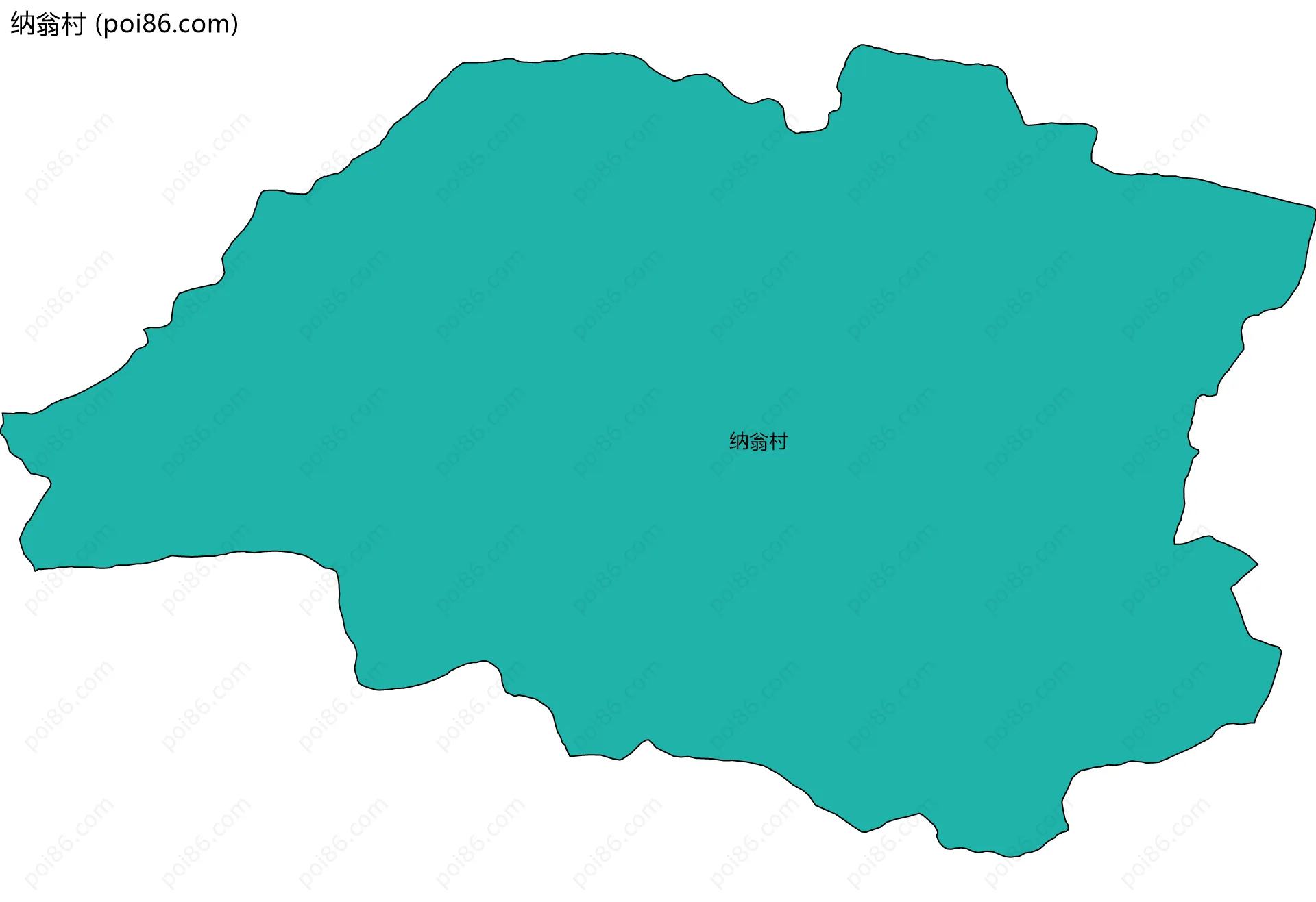 纳翁村边界地图