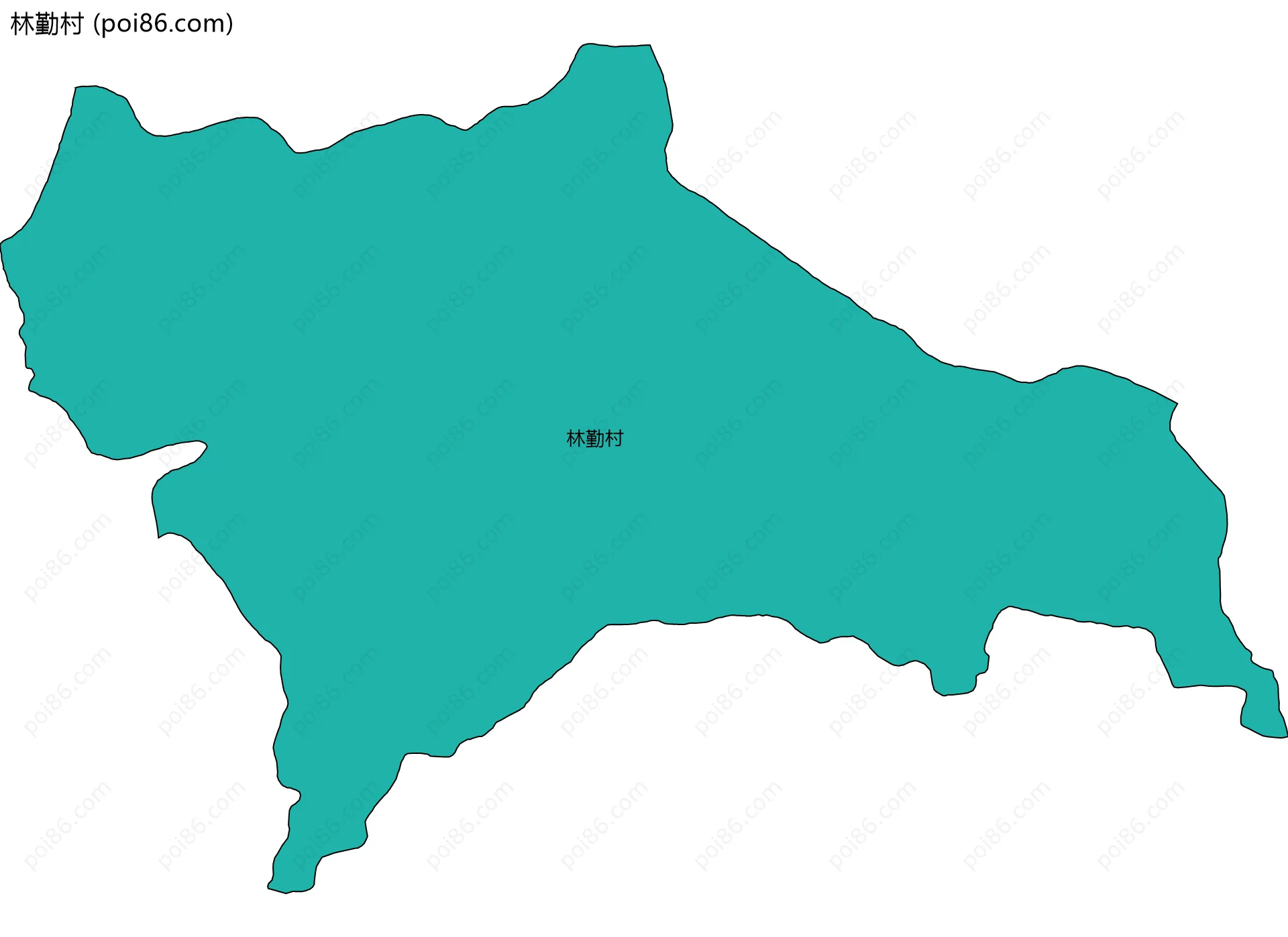 林勤村边界地图
