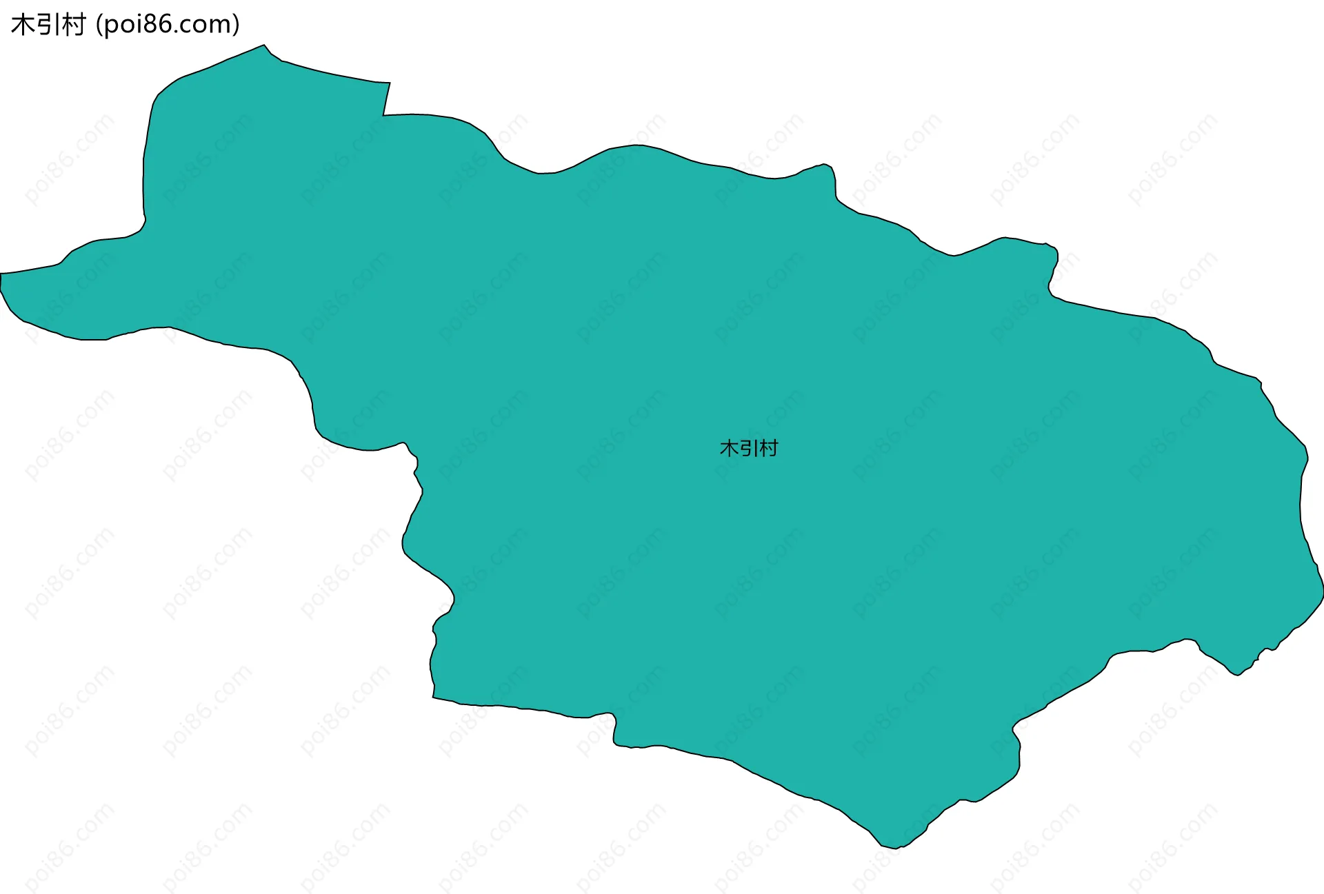 木引村边界地图