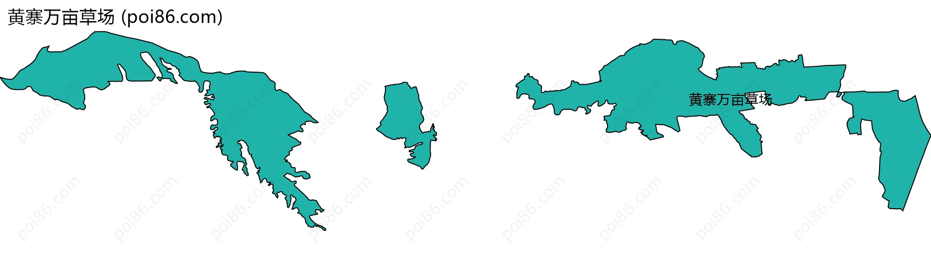 黄寨万亩草场边界地图